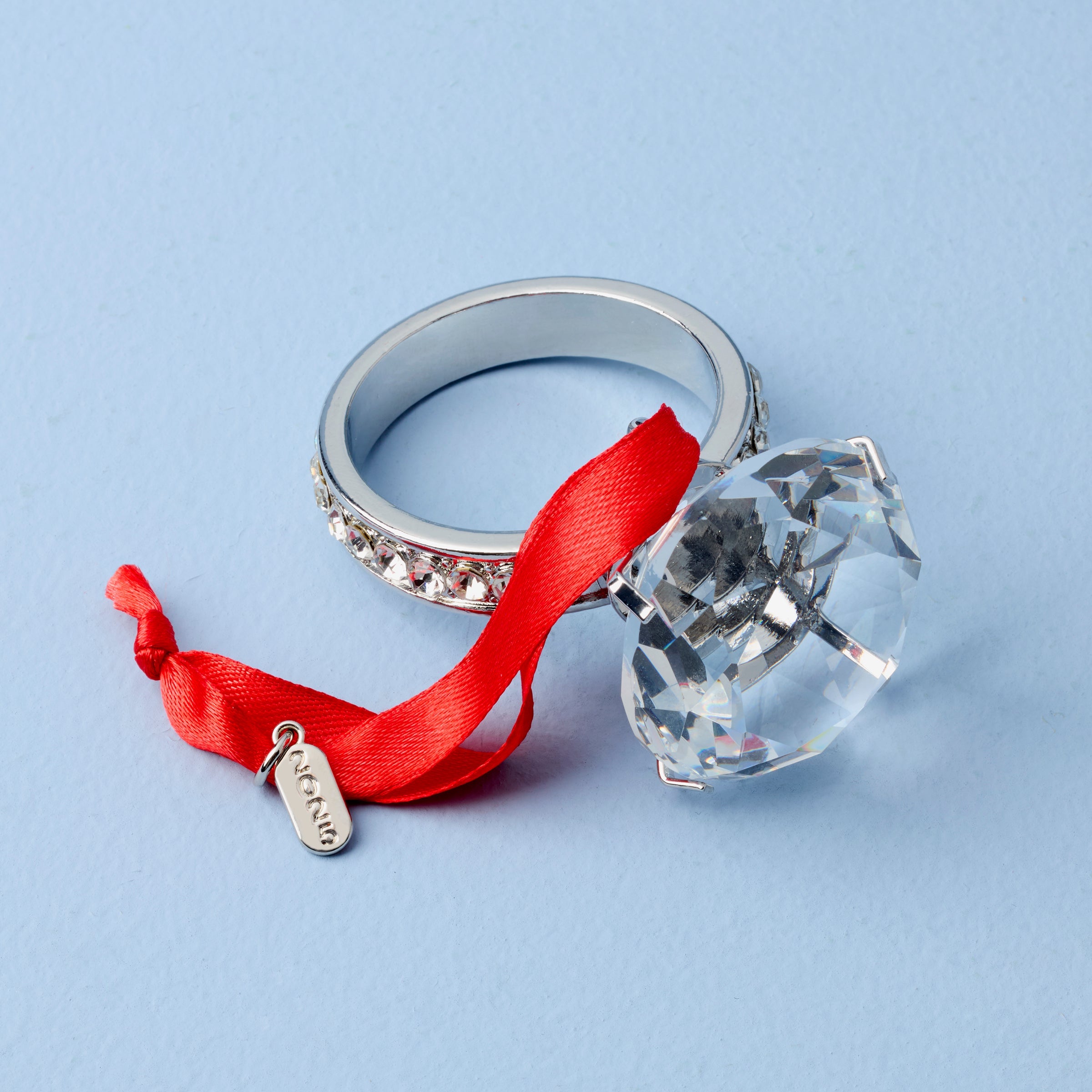 2025 Engagement Ring Metal Ornament