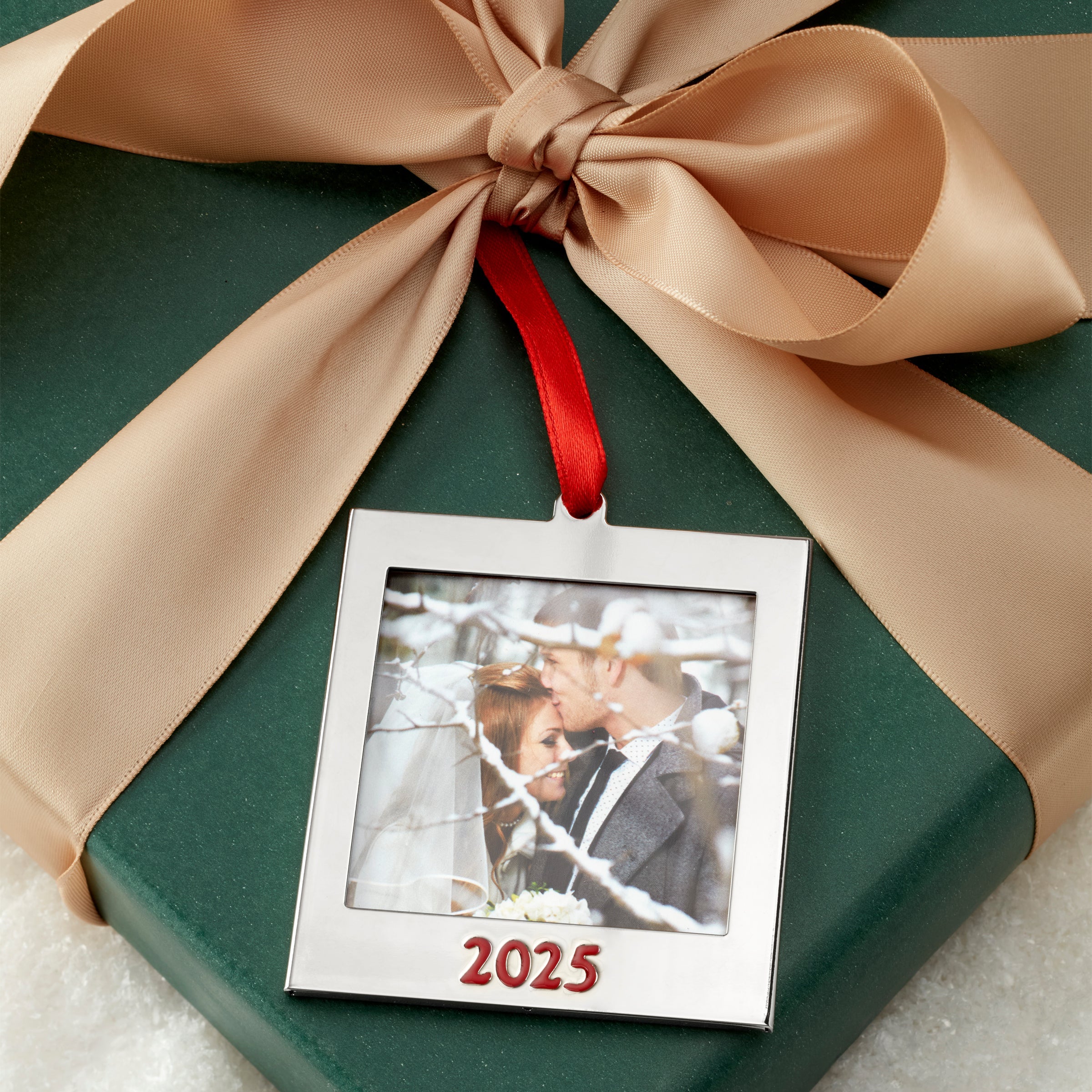 2025 Frame Charm Silverplate Ornament - Image 3