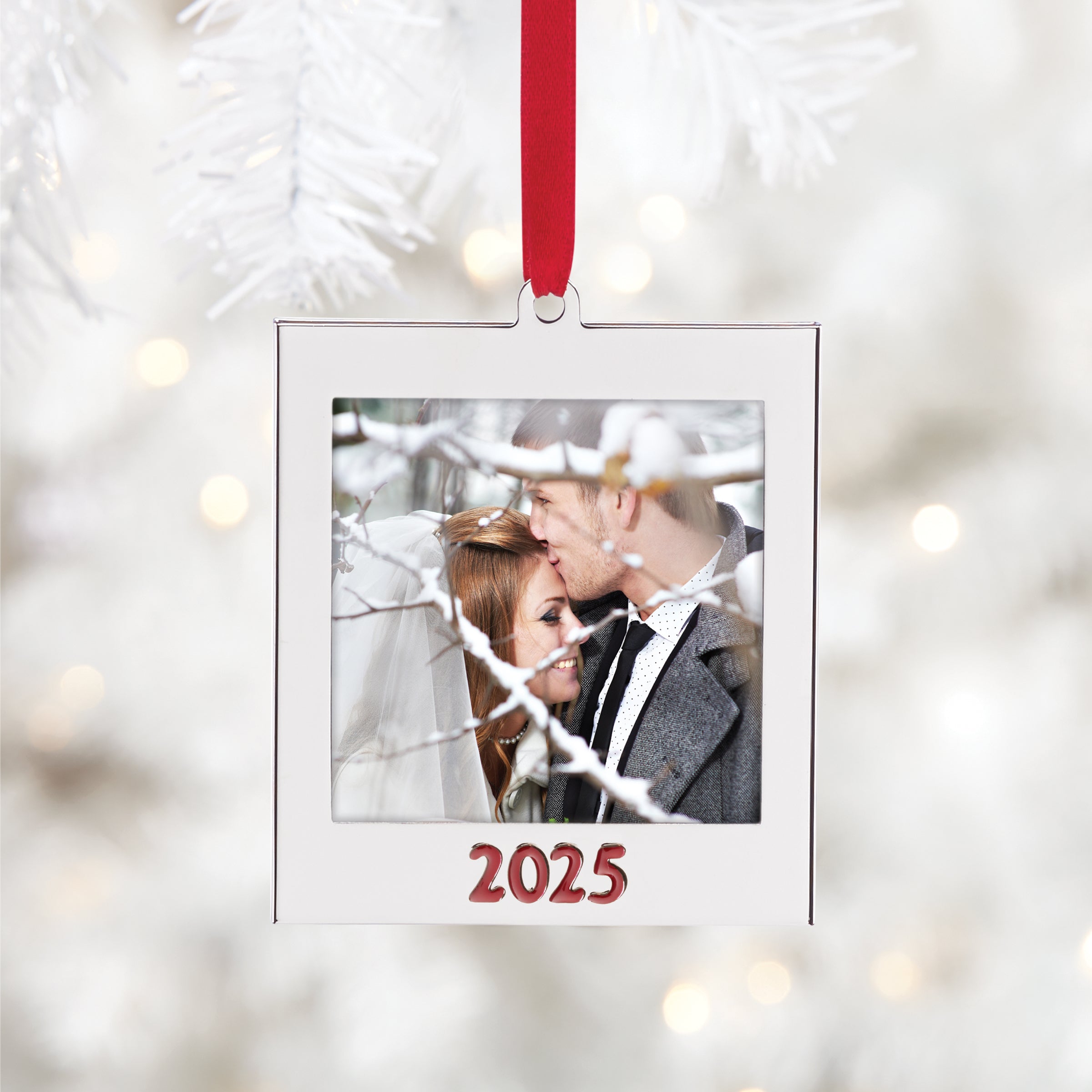 2025 Frame Charm Silverplate Ornament - Image 4