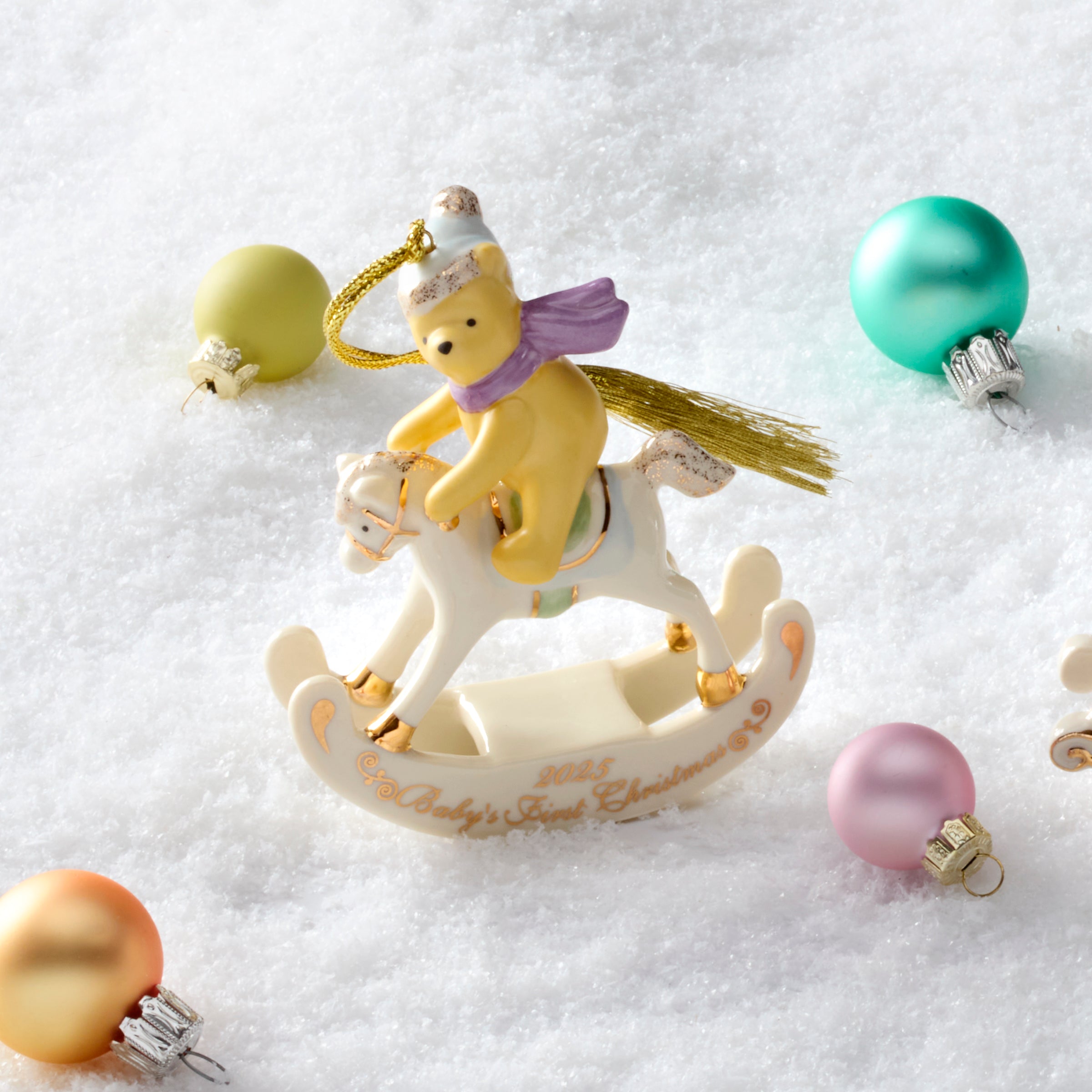 2025 Winnie The Pooh Baby's 1st Christmas Ornament - Image 3