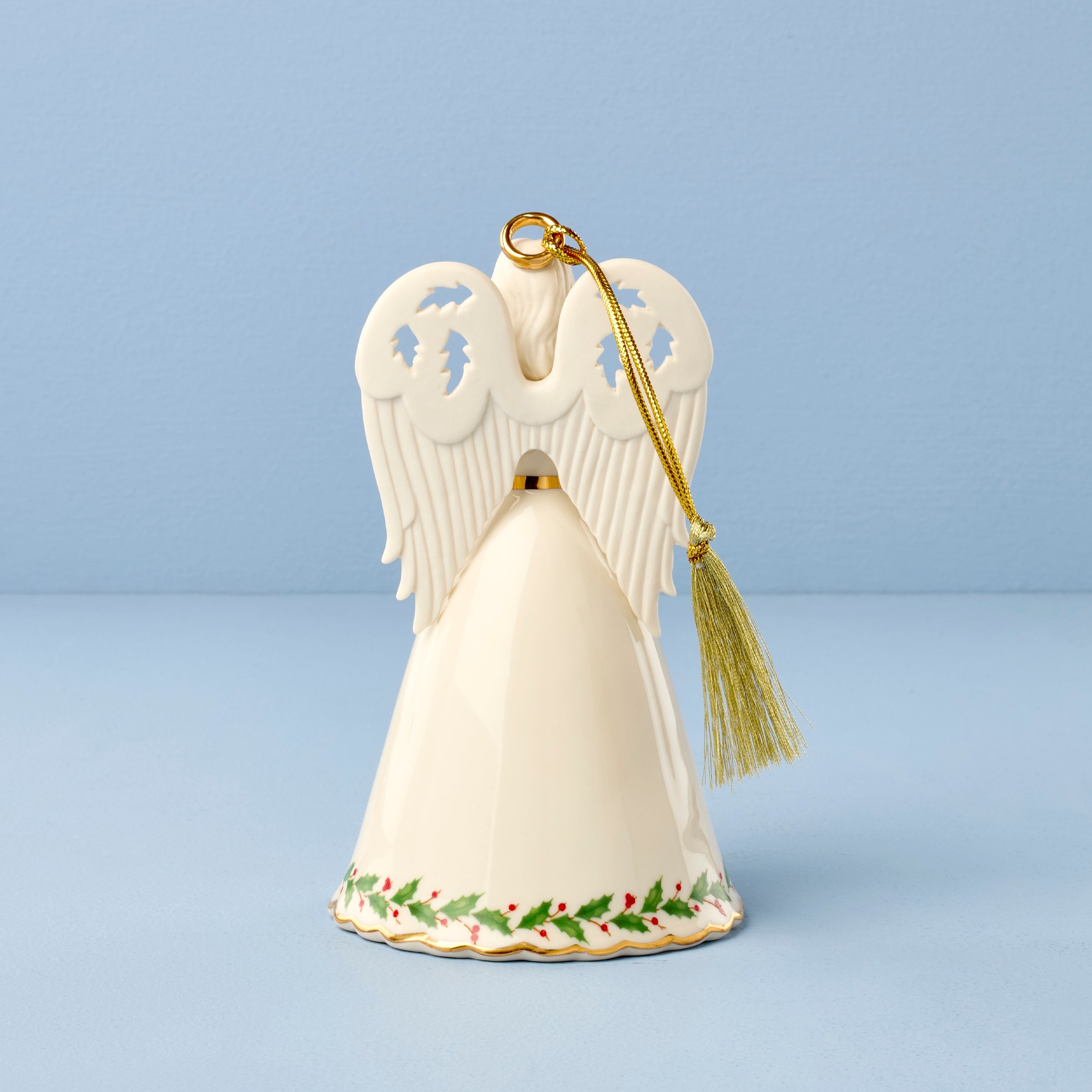 Holiday Angel Bell With Hymns Ornament - Image 2