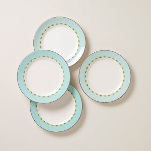 British Colonial Tradewind Dinner Plates - Set of 4