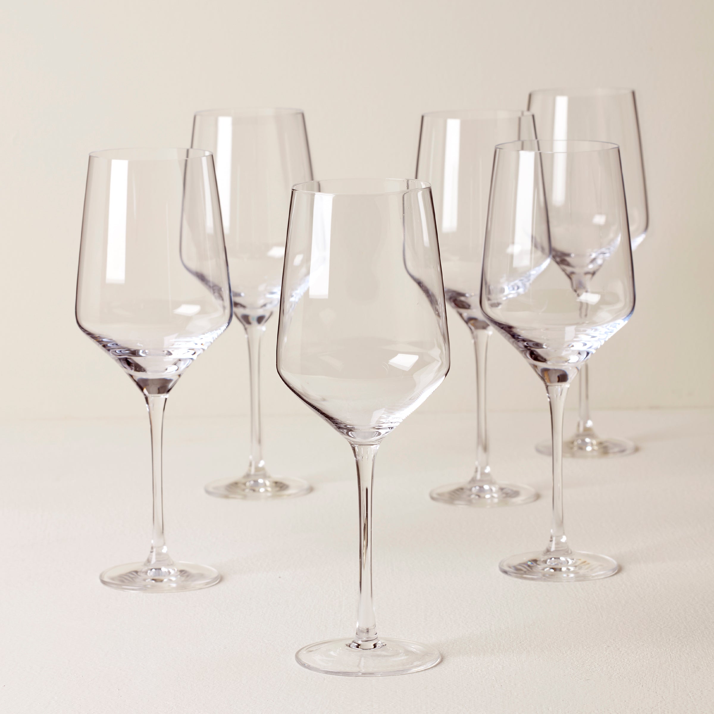 Tuscany Classics Angled Wine Glasses - Set Of 6