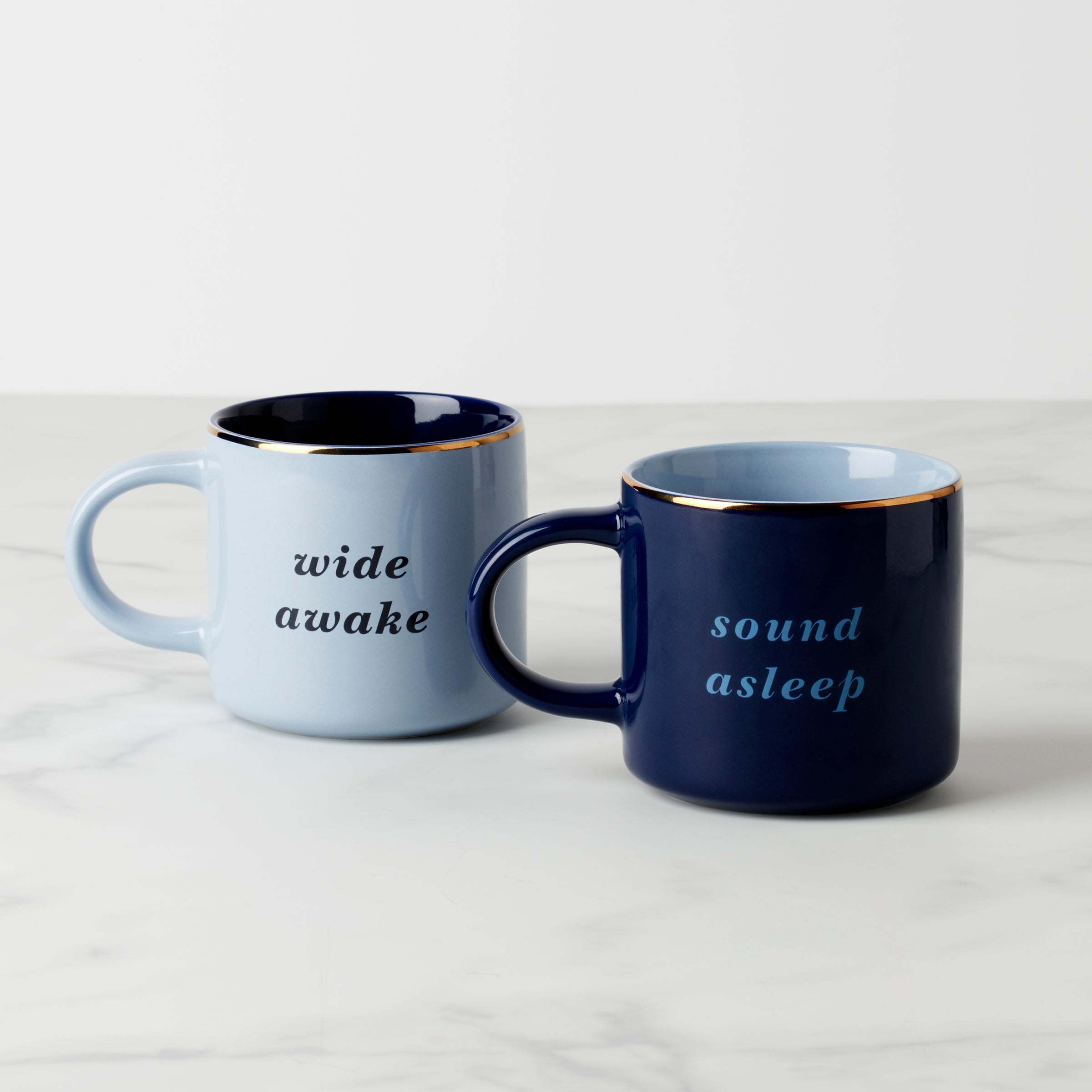 Two of a Kind Wide Awake & Sound Asleep Mugs - Set of 2 - Image 2