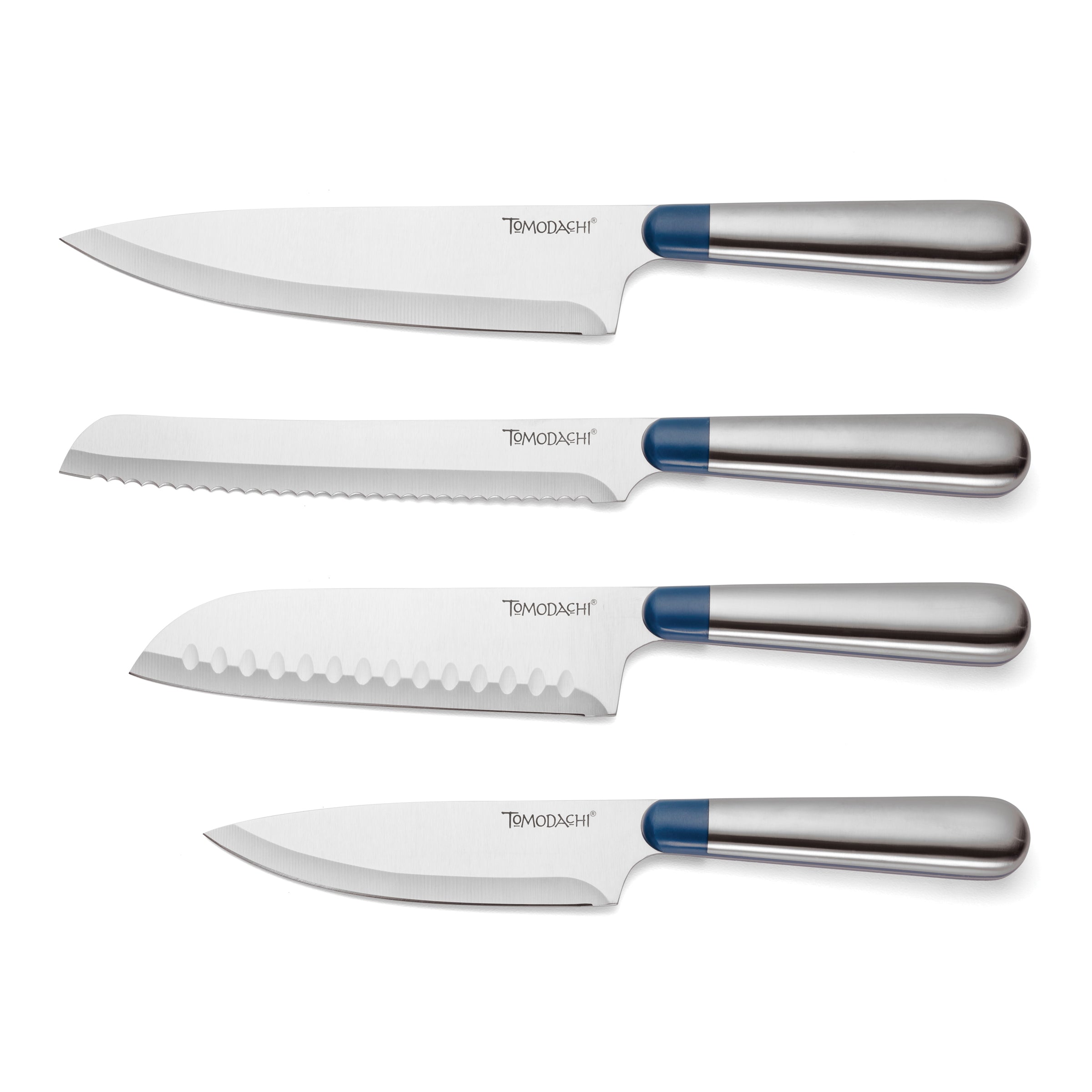 Keen 5 Piece Acacia Bristle Block Cutlery Set - Image 3