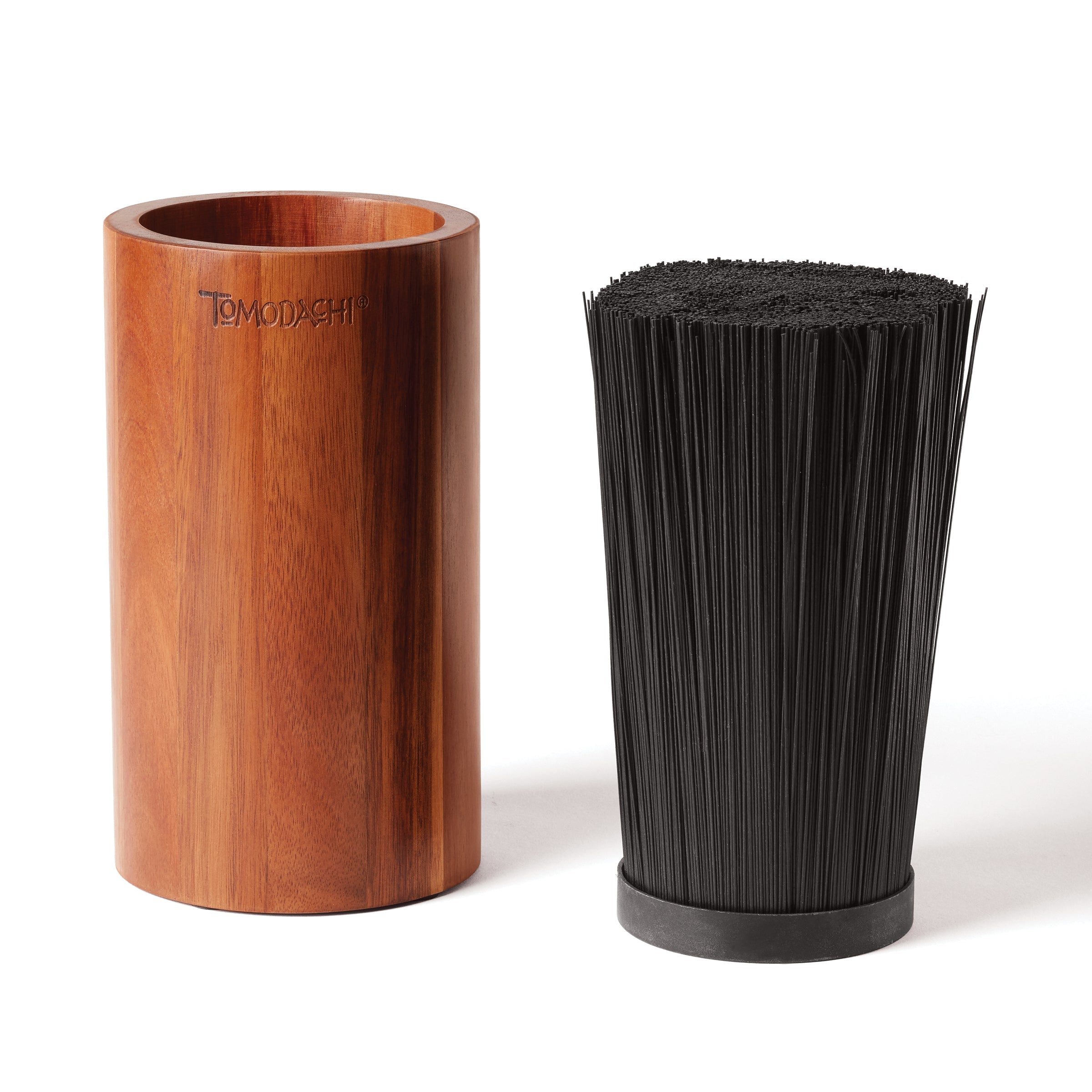 Keen 5 Piece Acacia Bristle Block Cutlery Set - Image 4