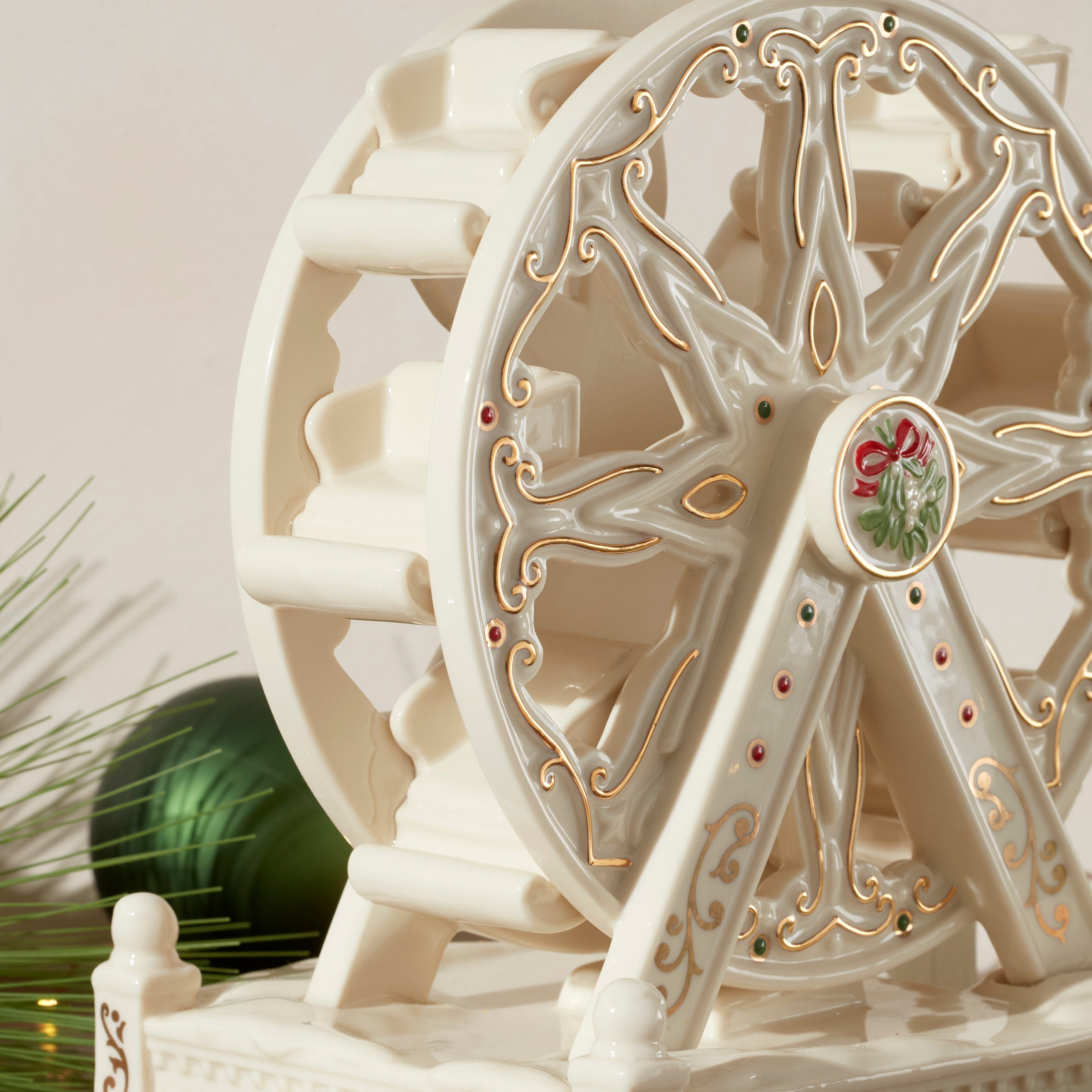 Mistletoe Park Ferris Wheel Figurine - Image 5