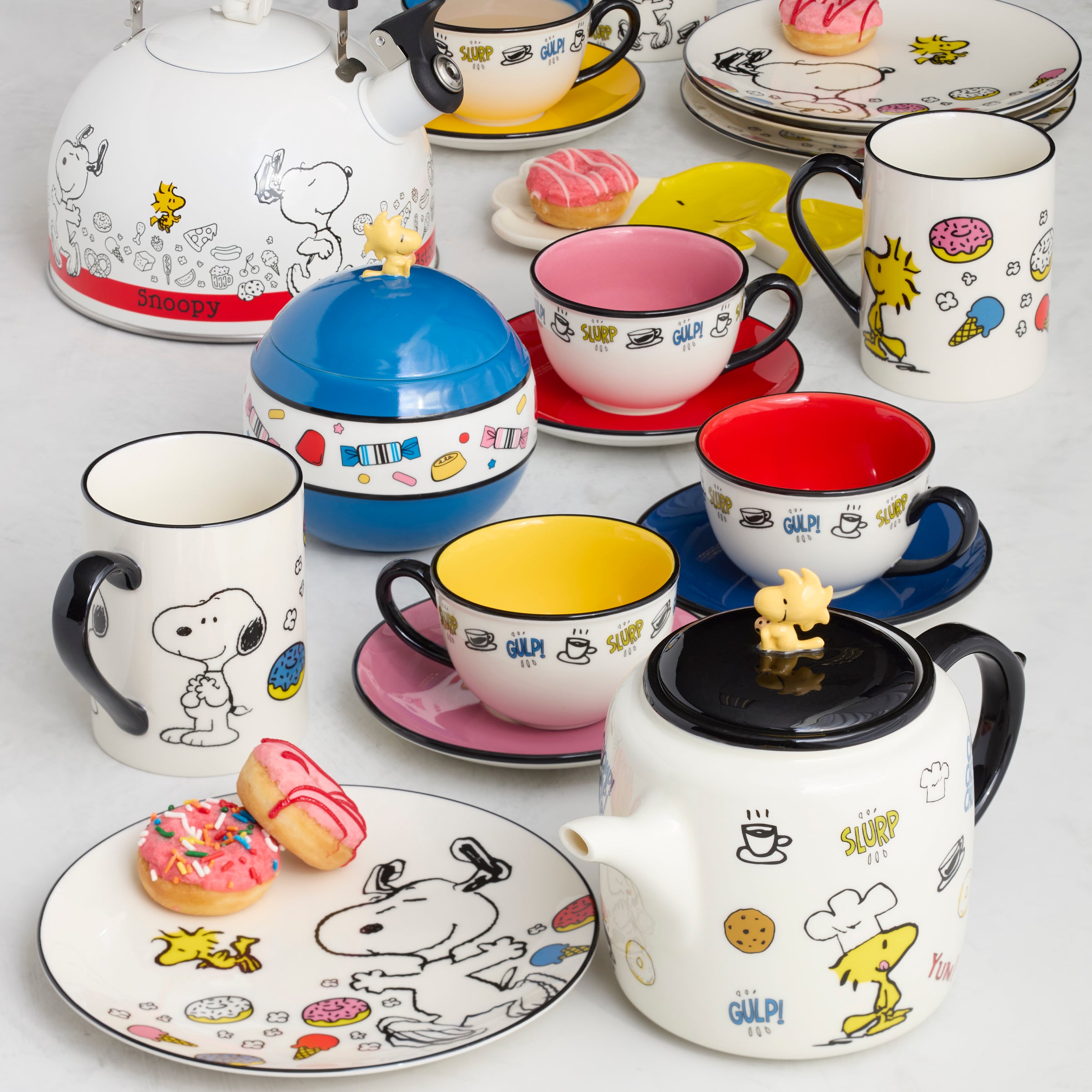 Chef Snoopy Mugs - Set of 4 - Image 4
