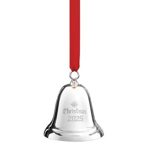 2025 Annual Christmas Bell Sterling Silver Ornament