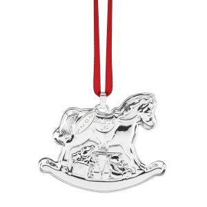 2025 Baby's 1st Rocking Horse Sterling Silver Ornament