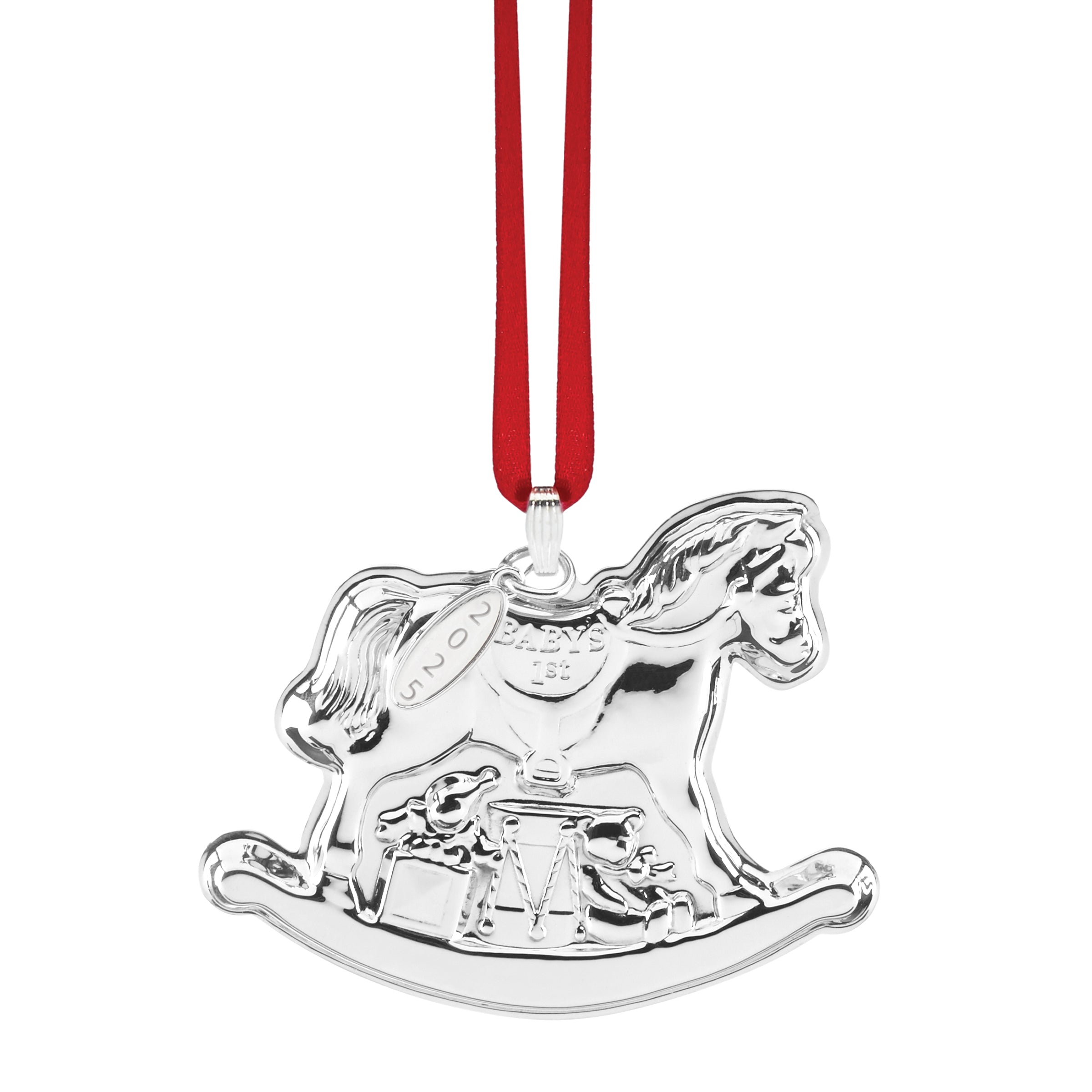 2025 Baby's 1st Rocking Horse Sterling Silver Ornament