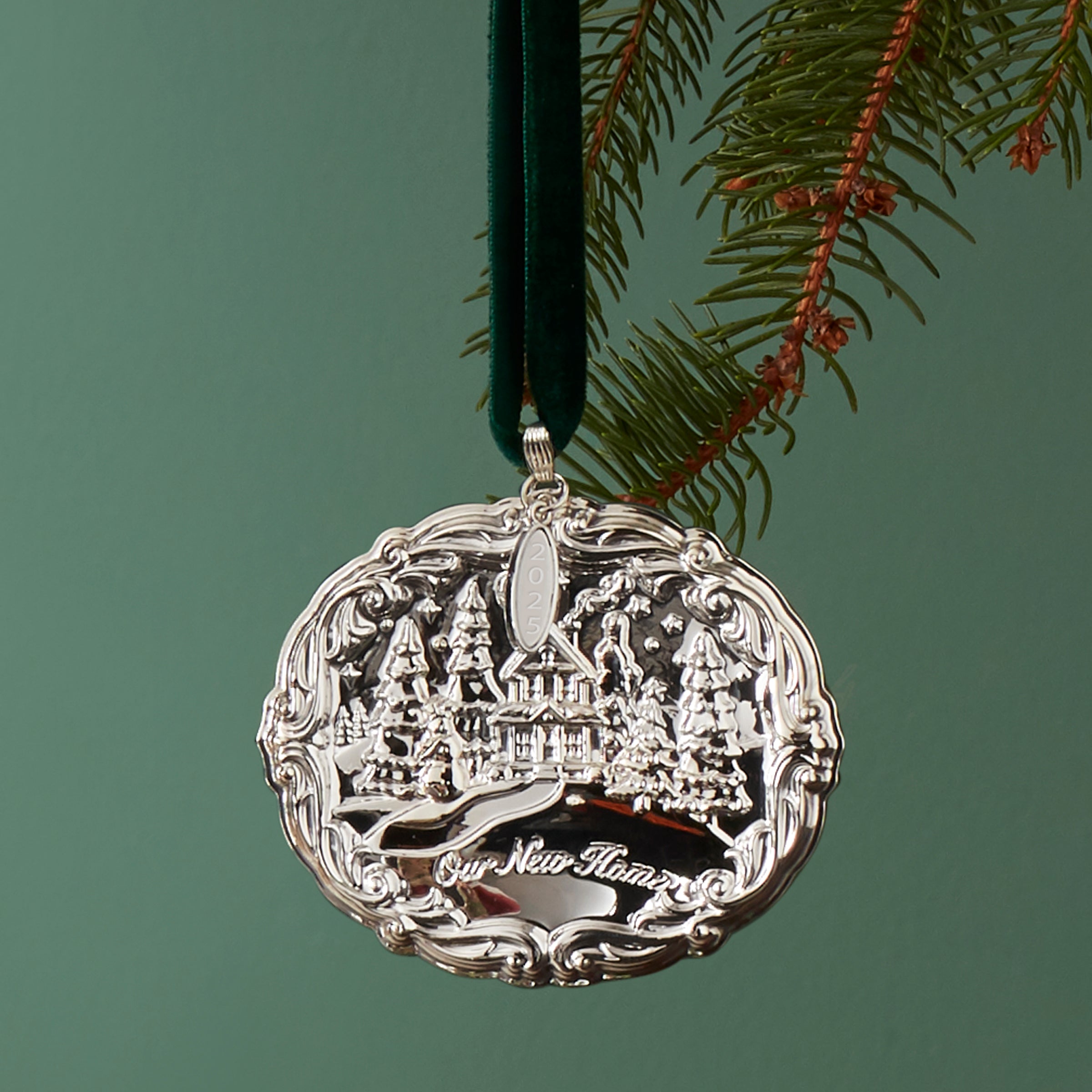 2025 Our New Home Sterling Silver Ornament - Image 3