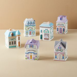 Lenox Spice Village 6-Piece Spice Jar Set - Rustic