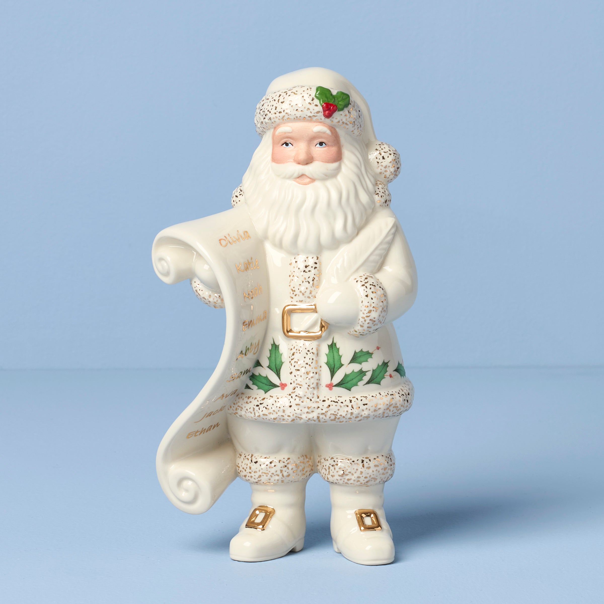 2025 Santa With List Figurine