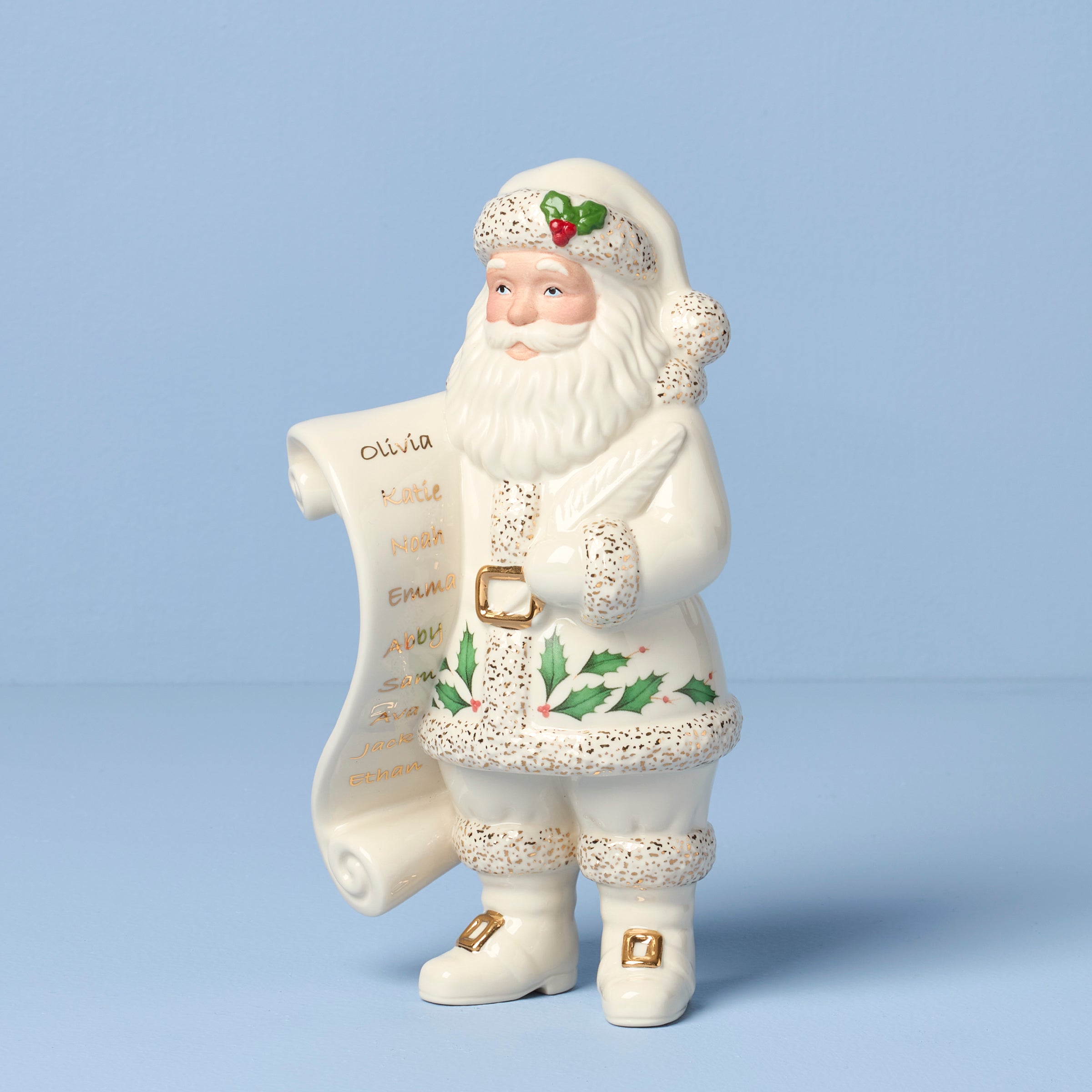 2025 Santa With List Figurine - Image 3
