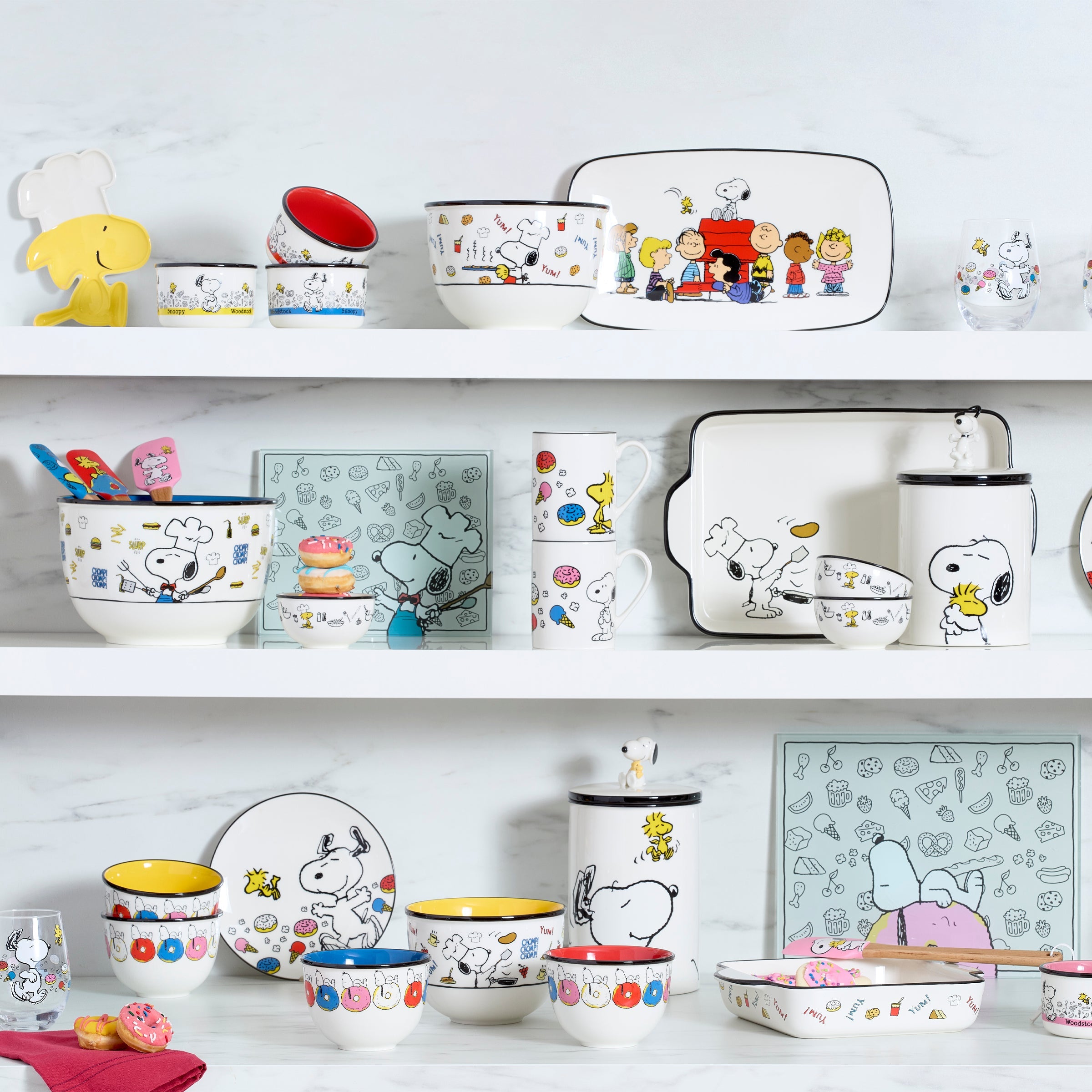 Chef Snoopy Accent Plates - Set of 4 - Image 2