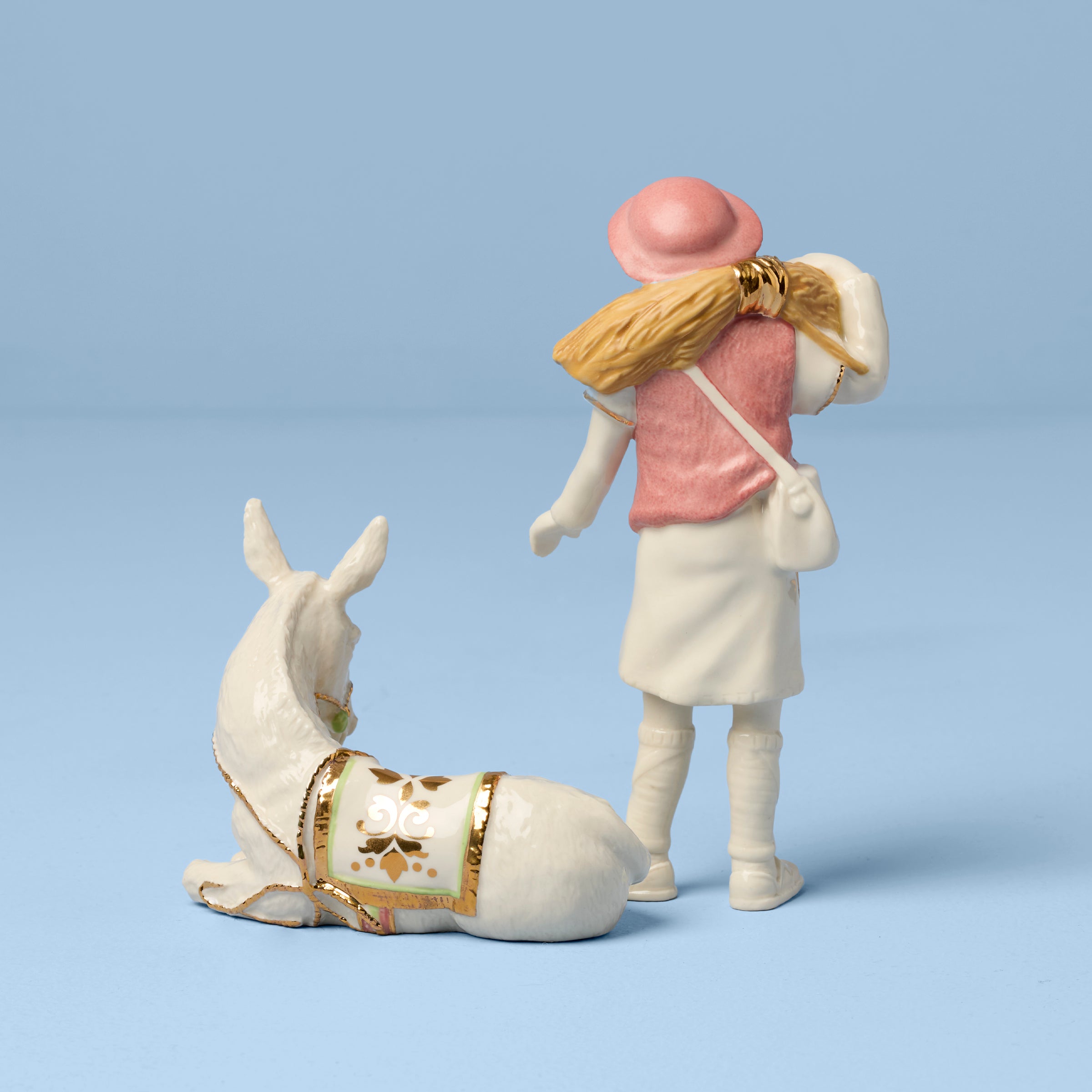 First Blessing Boy With Donkey Figurine - Image 2