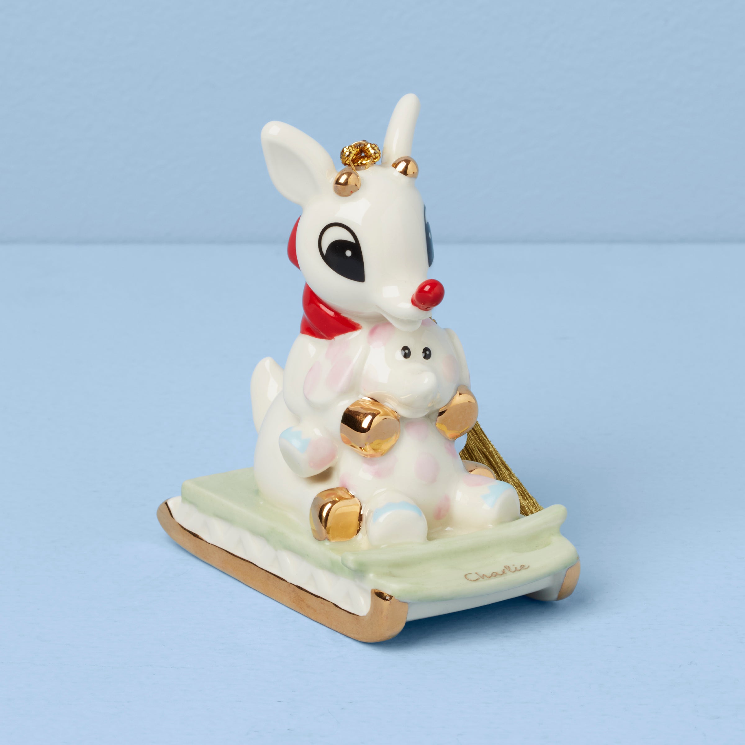 Personalized Rudolph With Misfit Elephant Ornament