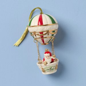Christmas Hot Air Balloon Ornament