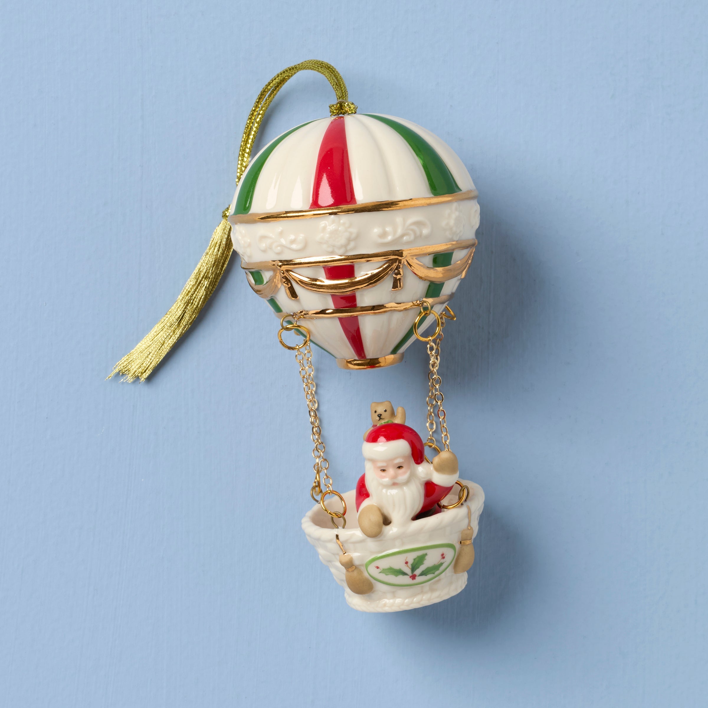 Christmas Hot Air Balloon Ornament