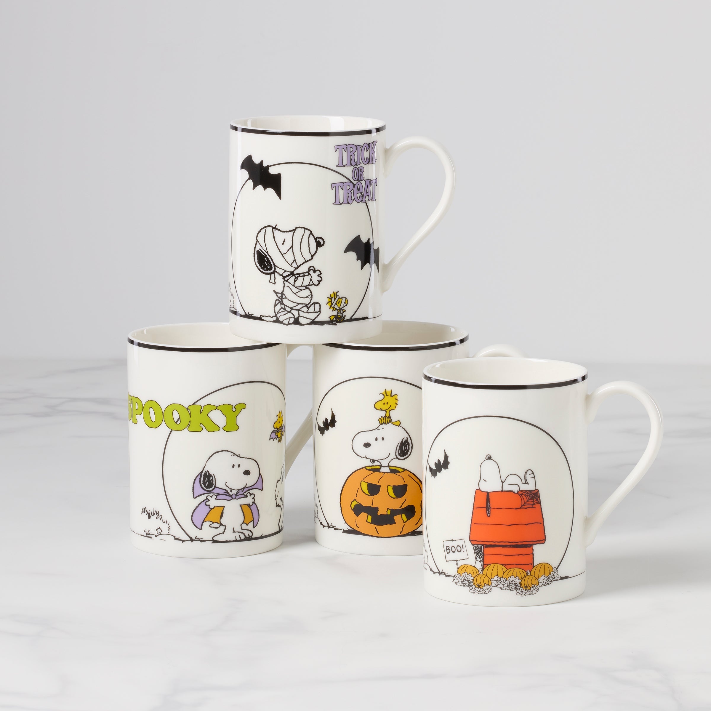 The Great Pumpkin Mugs - Set of 4