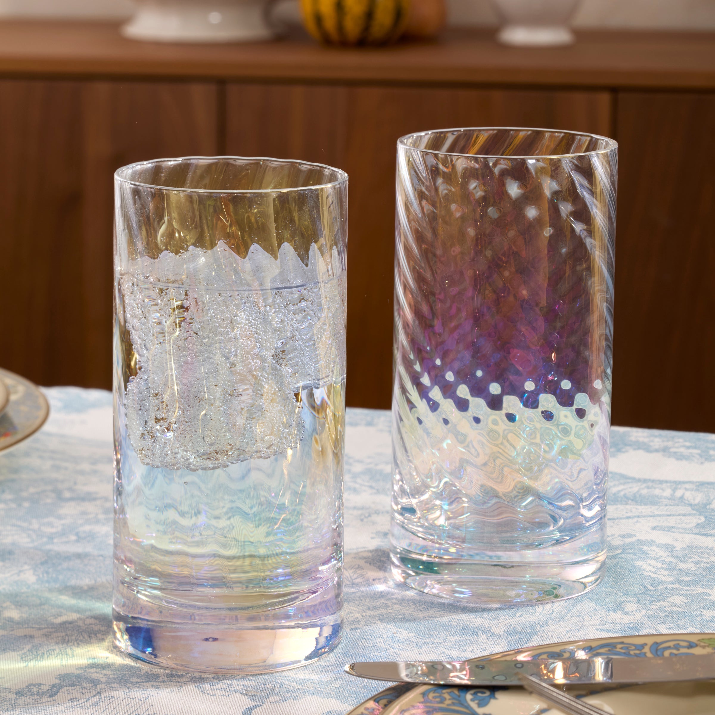 Tuscany Classics Iridescent Highball Glasses - Set Of 4 - Image 3