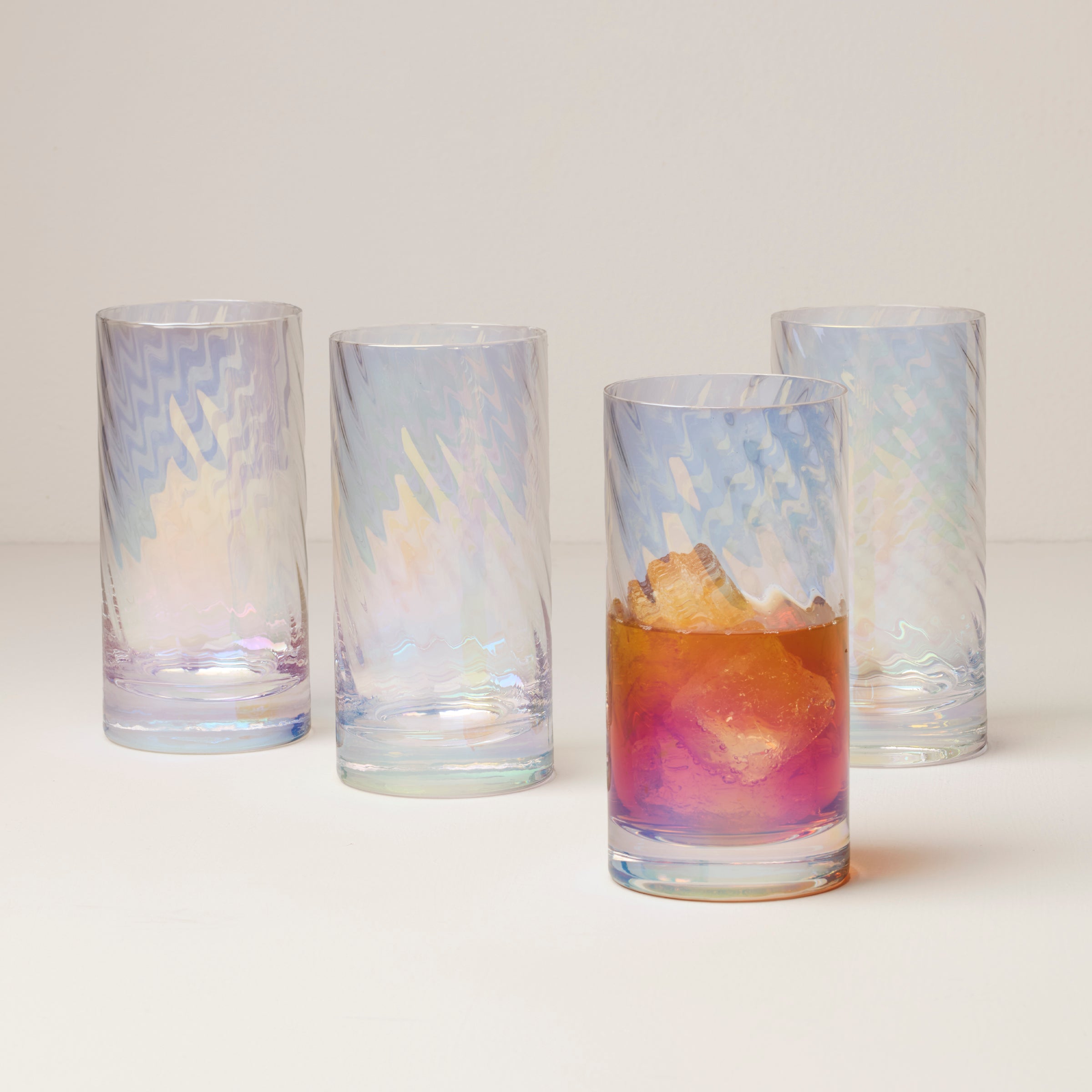 Tuscany Classics Iridescent Highball Glasses - Set Of 4 - Image 2