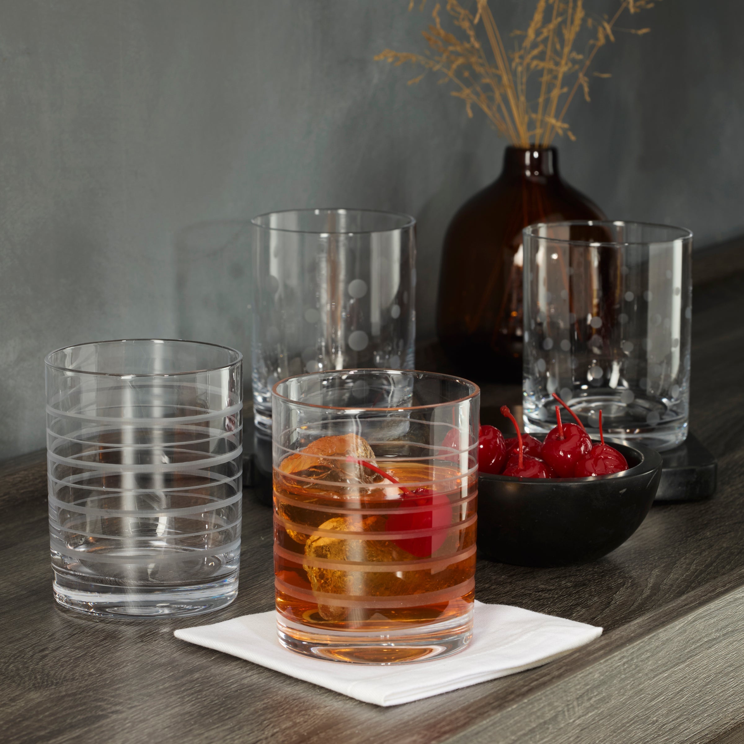 Mingle Double Old Fashion Glasses - Set Of 4 - Image 3