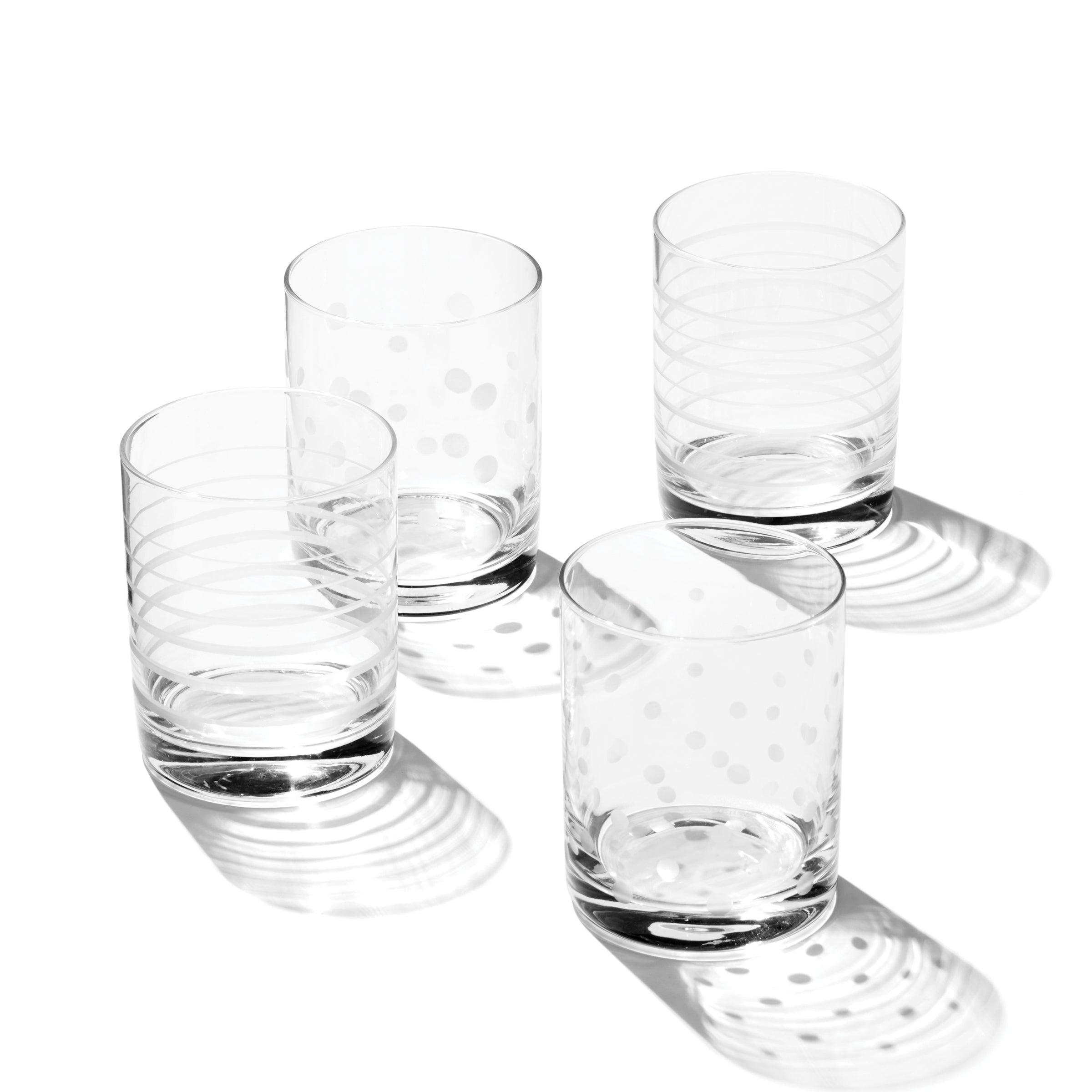 Mingle Double Old Fashion Glasses - Set Of 4 - Image 5