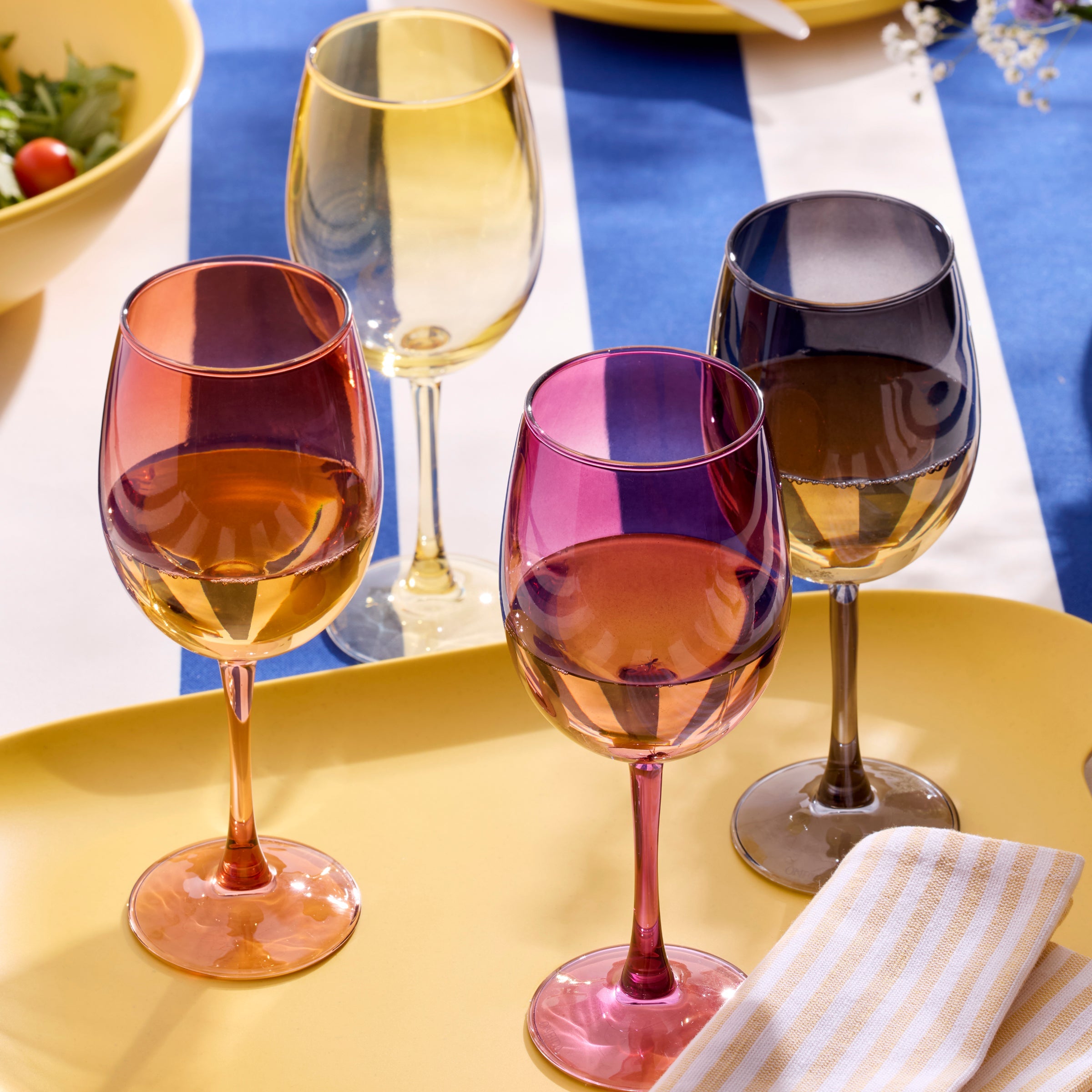 Golden Hour All-Purpose Wine Glasses - Set Of 4 - Image 5