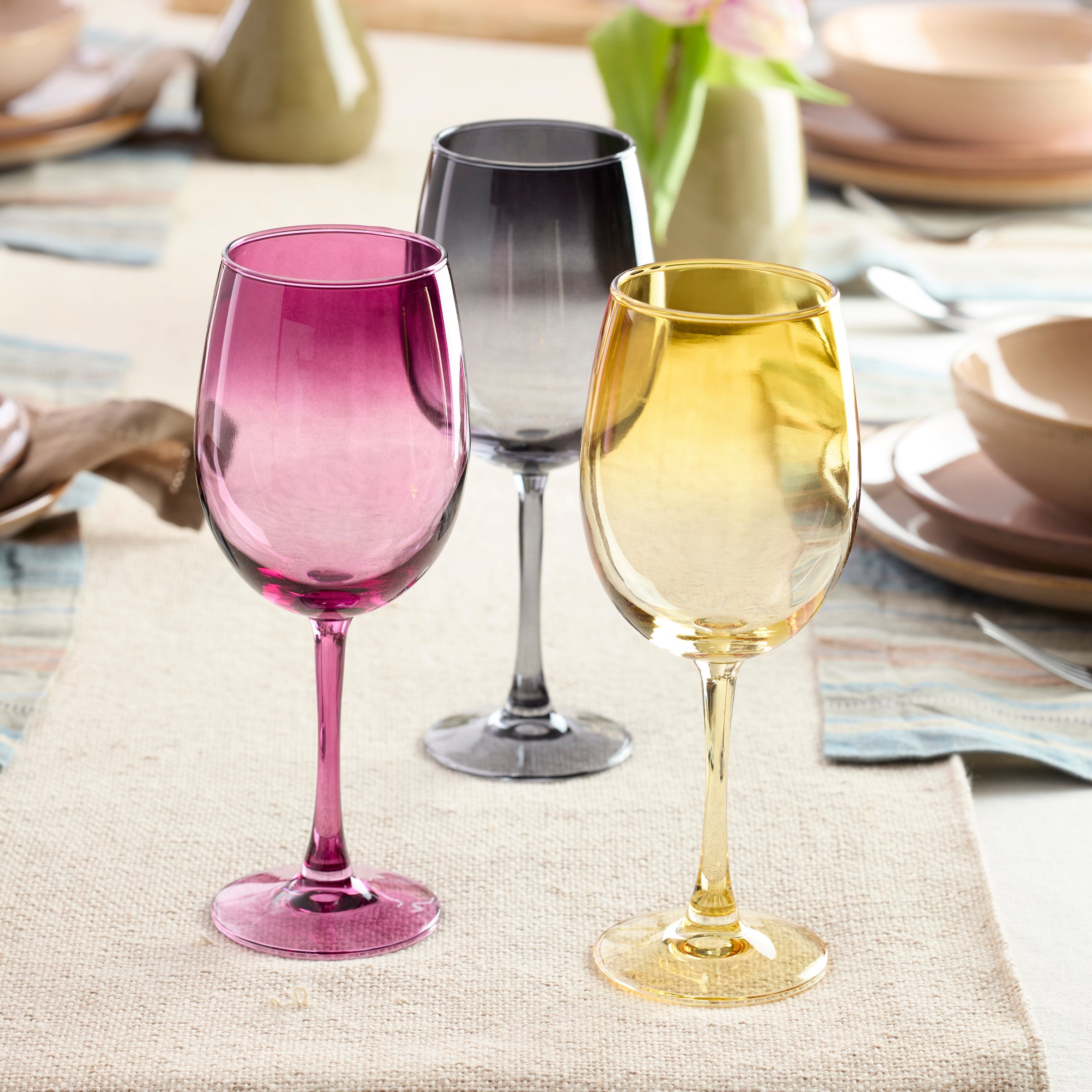 Golden Hour All-Purpose Wine Glasses - Set Of 4 - Image 2