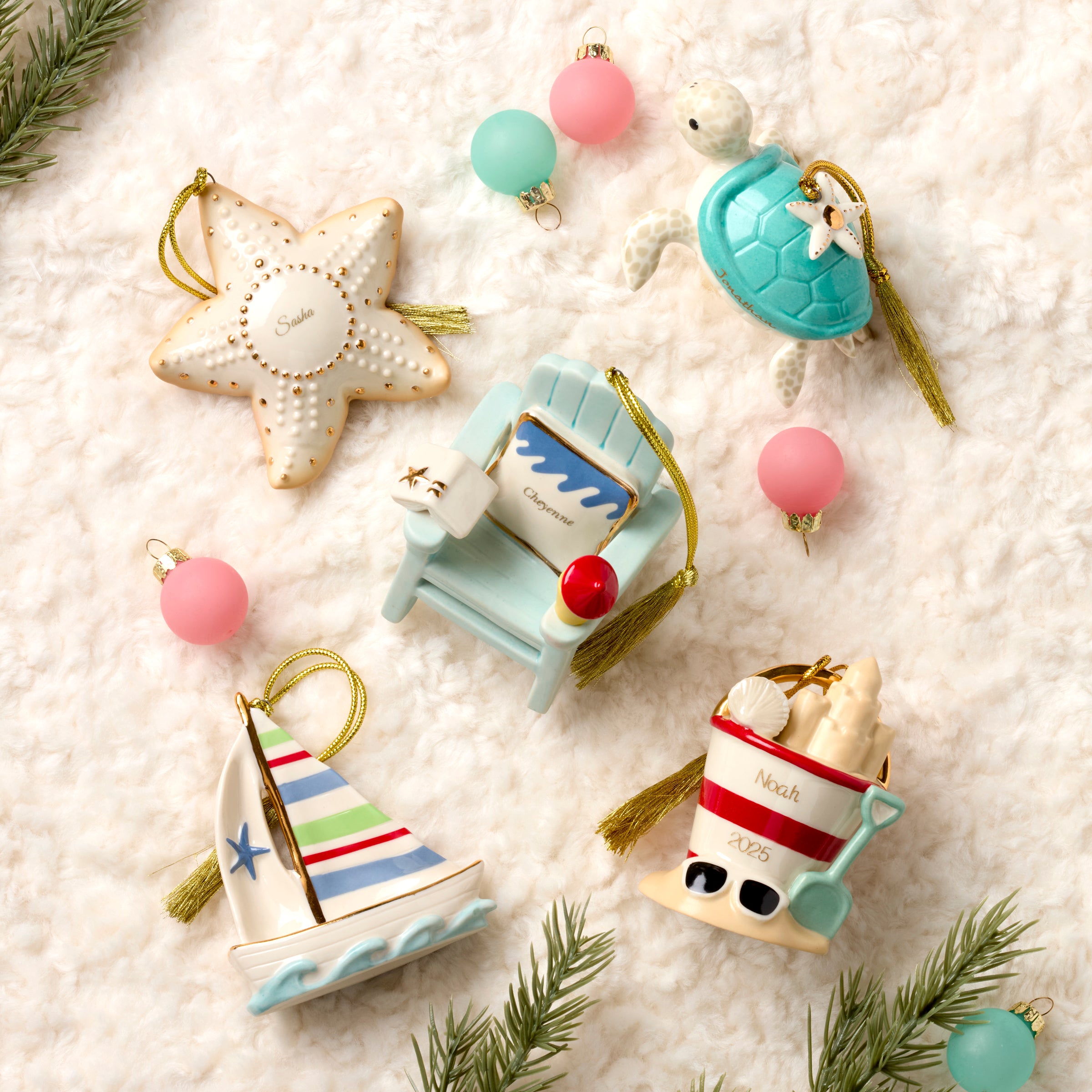 Personalized Beach Pail Ornament - Image 3