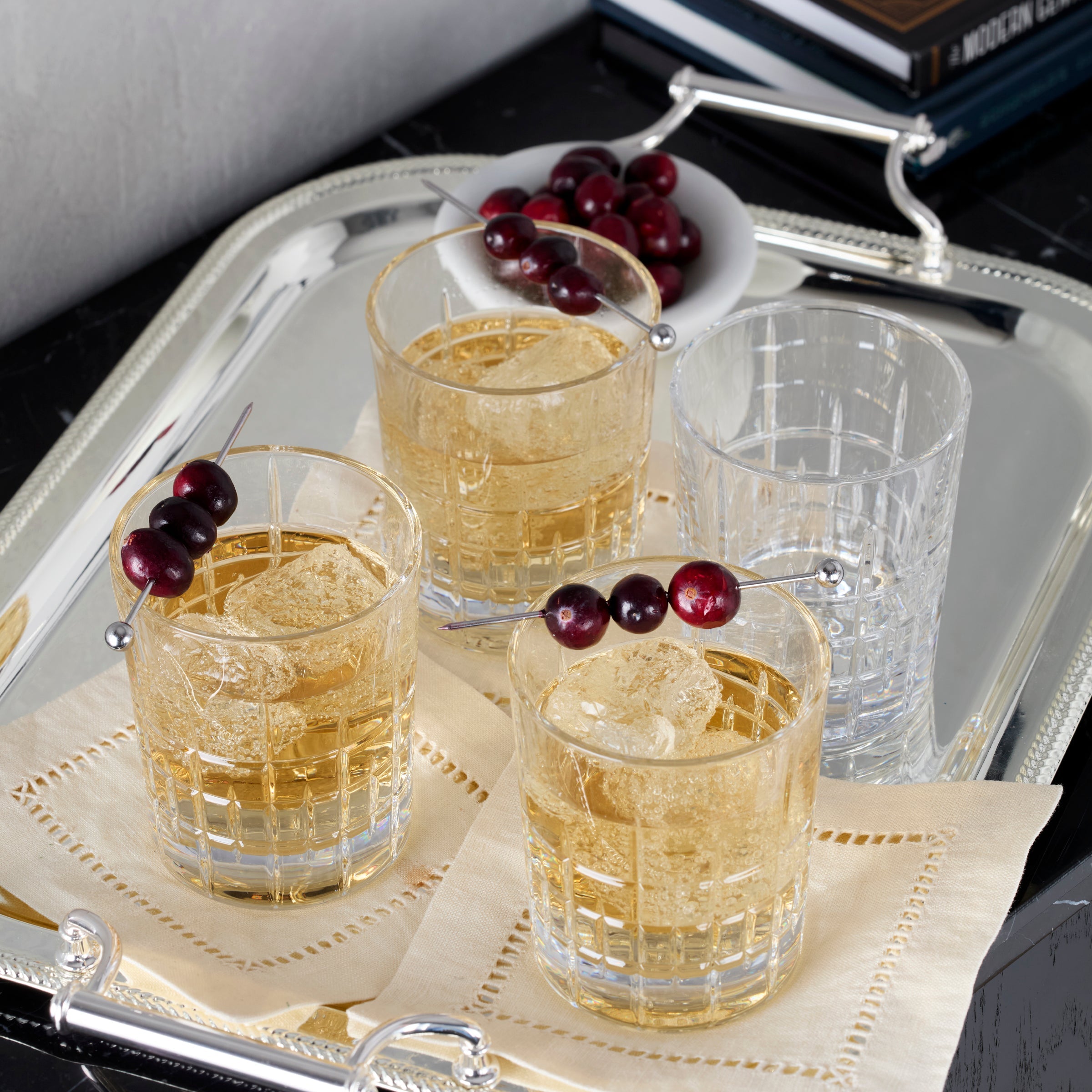 Deklan Double Old Fashion Glasses - Set Of 4 - Image 3