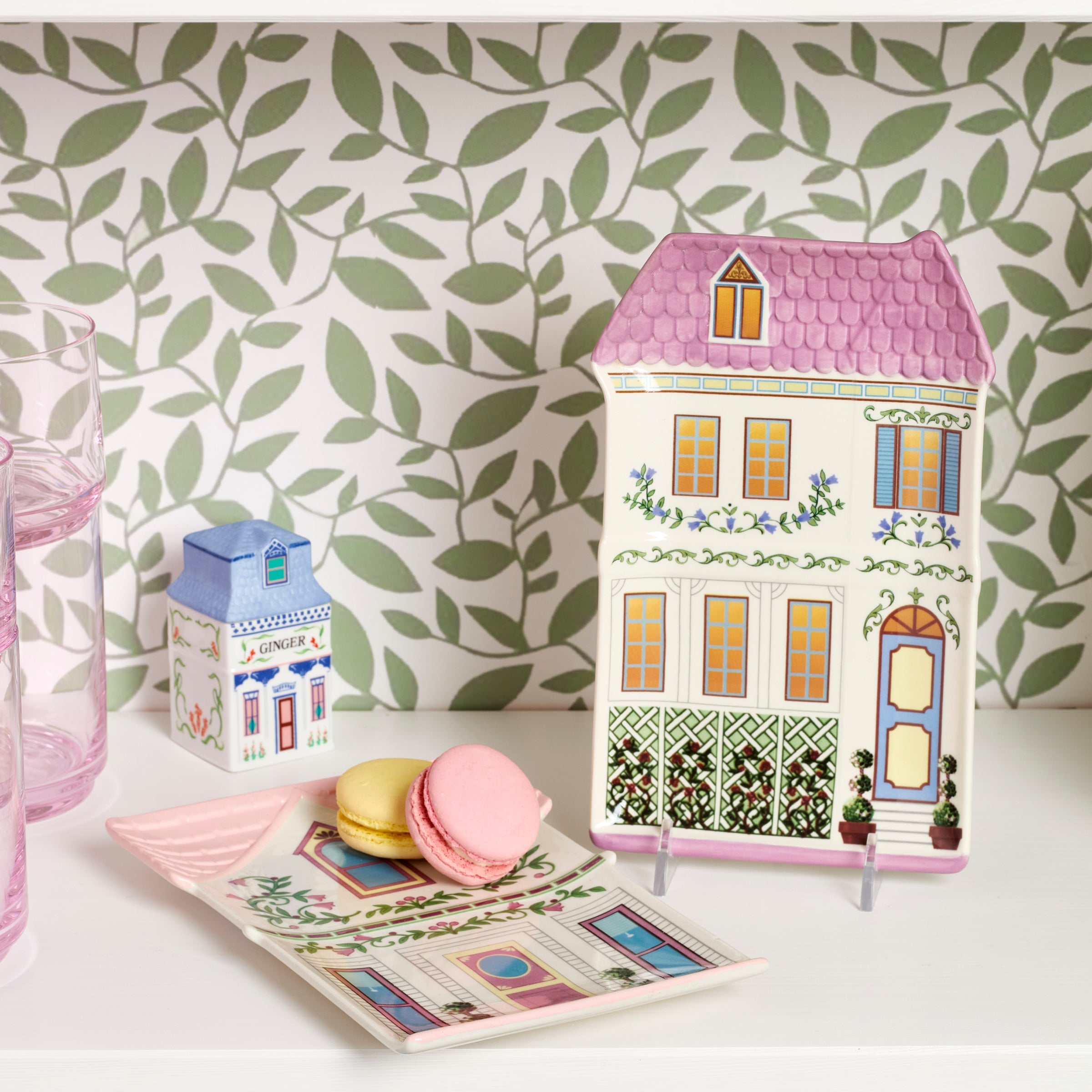 Lenox Village House Accent Plates - Set of 4 - Image 3