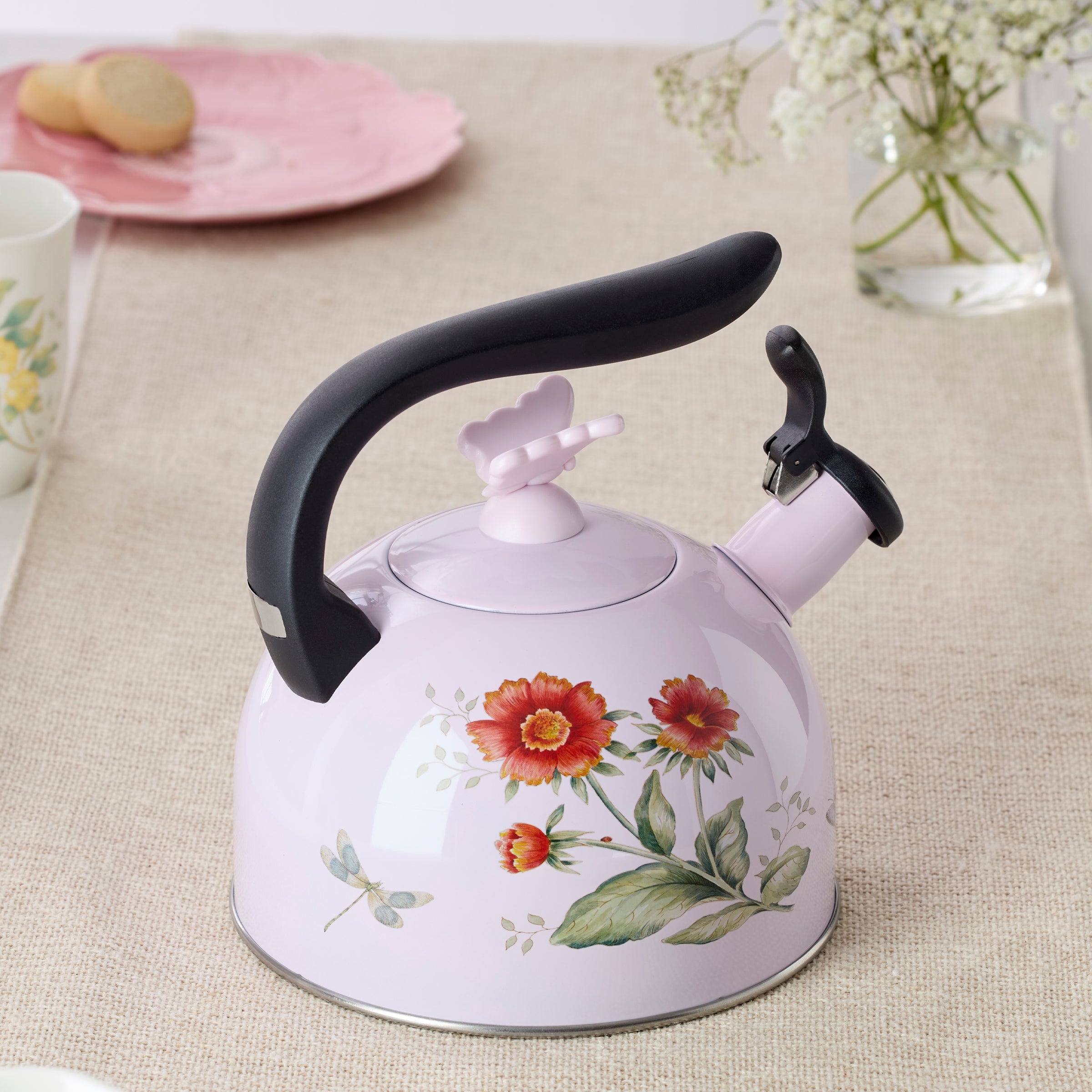 Butterfly Meadow Colors Tea Kettle - Image 3