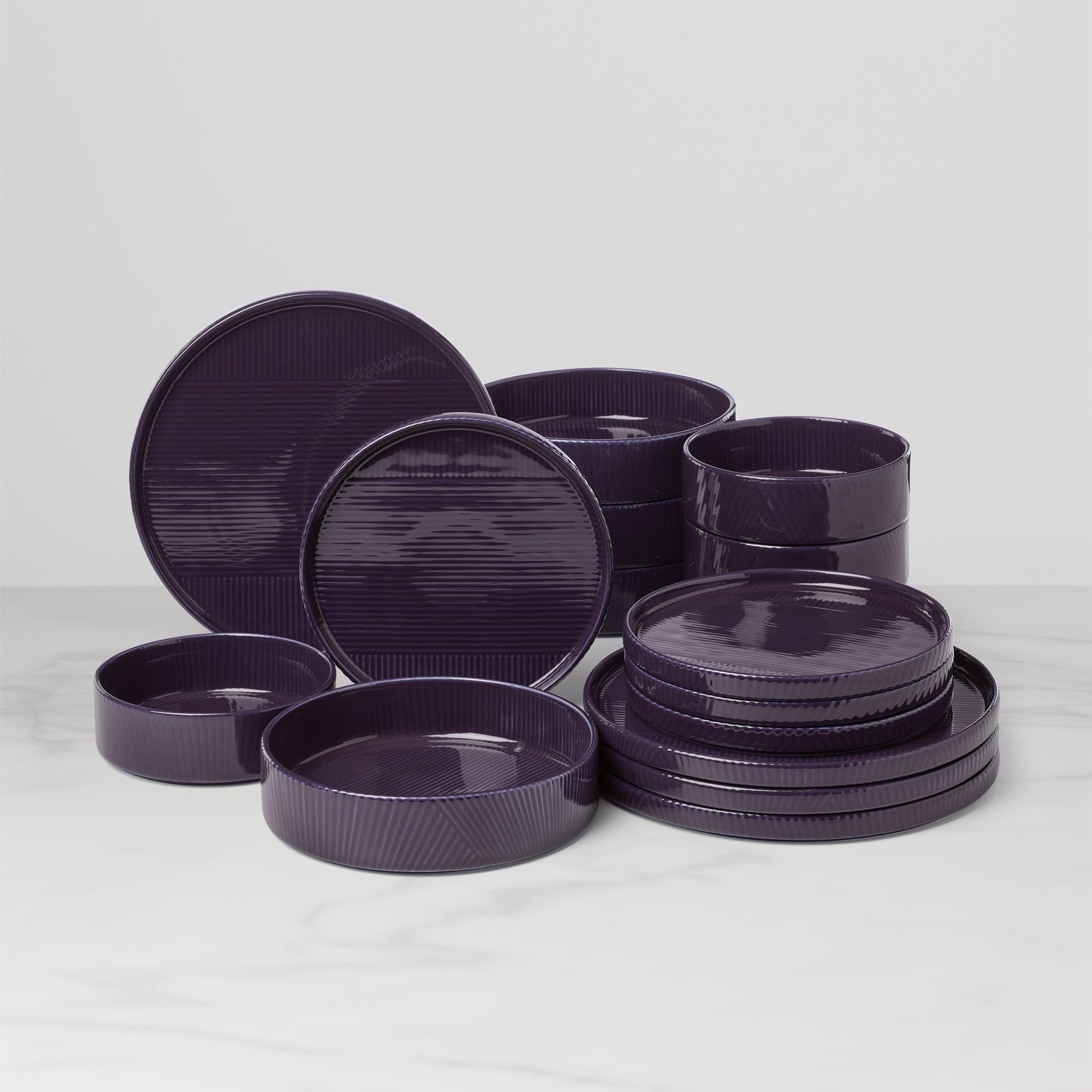 Modulus Nightshade 16-Piece Dinnerware Set