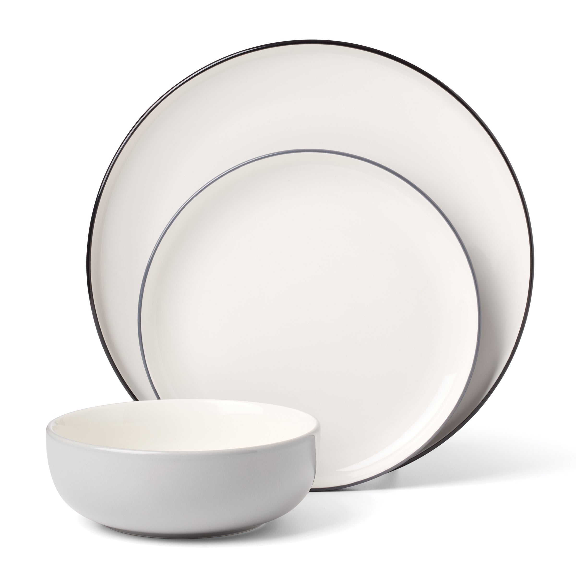 24 Seven Colors Pumice 12-Piece Dinnerware Set - Image 10