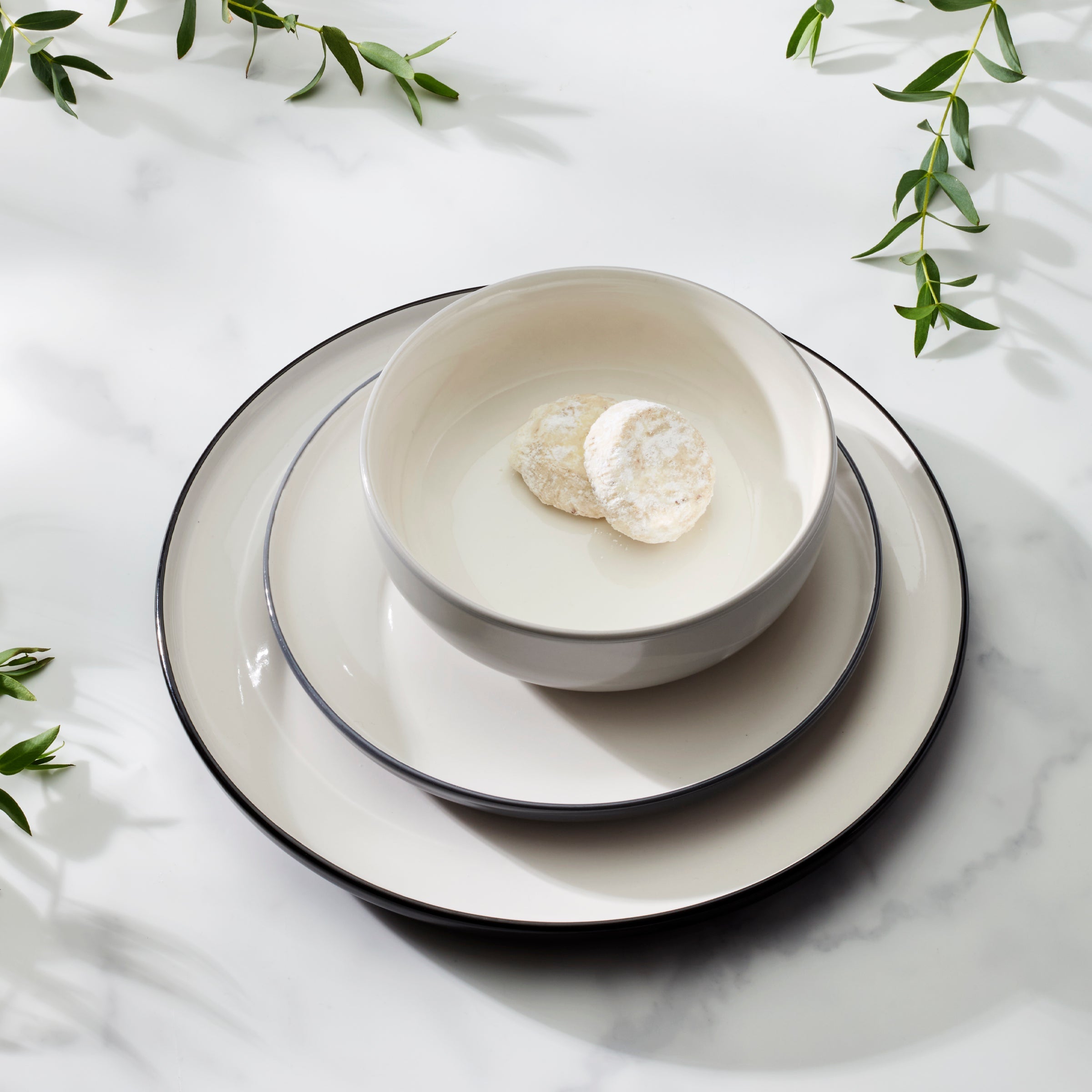 24 Seven Colors Pumice 12-Piece Dinnerware Set - Image 15