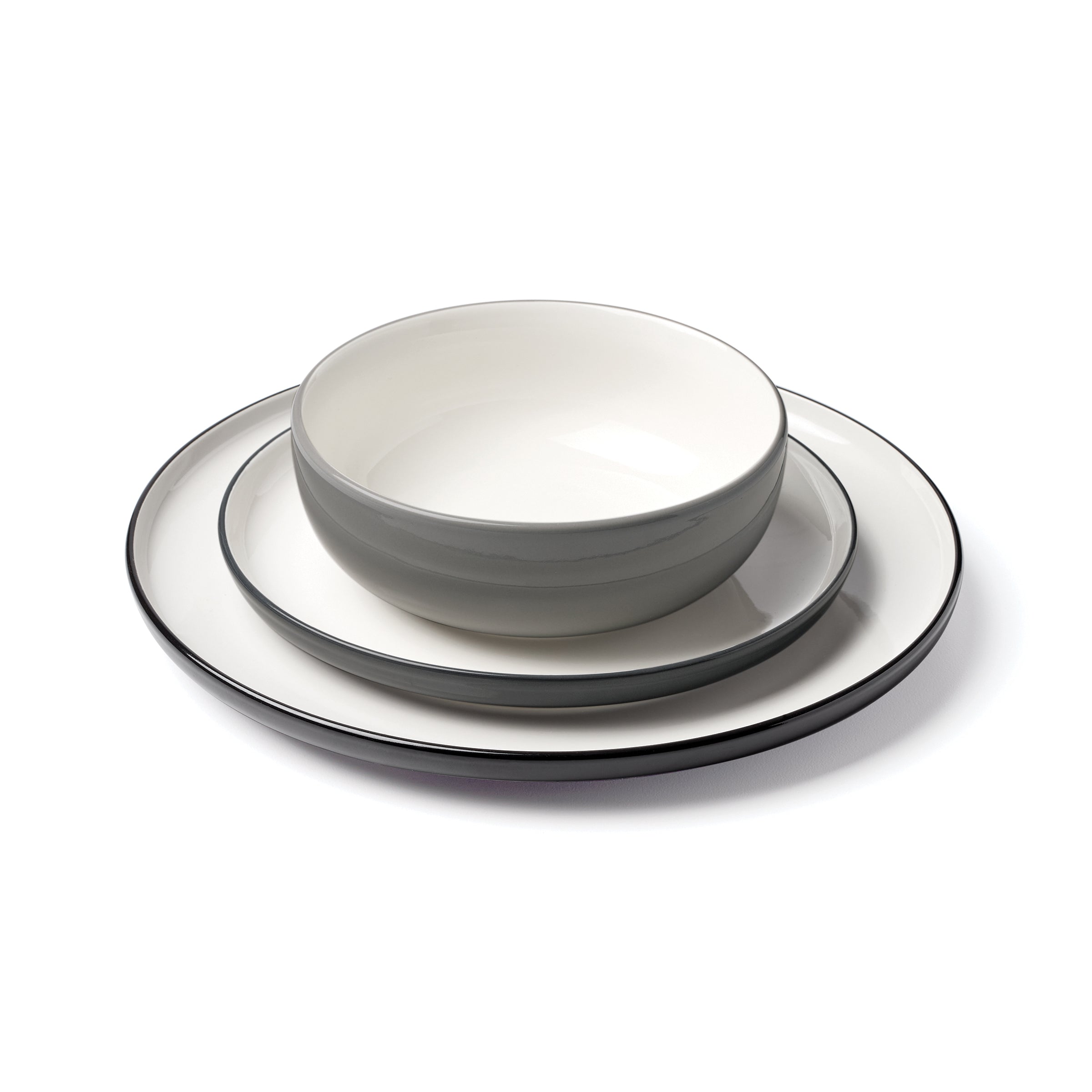 24 Seven Colors Pumice 12-Piece Dinnerware Set - Image 14