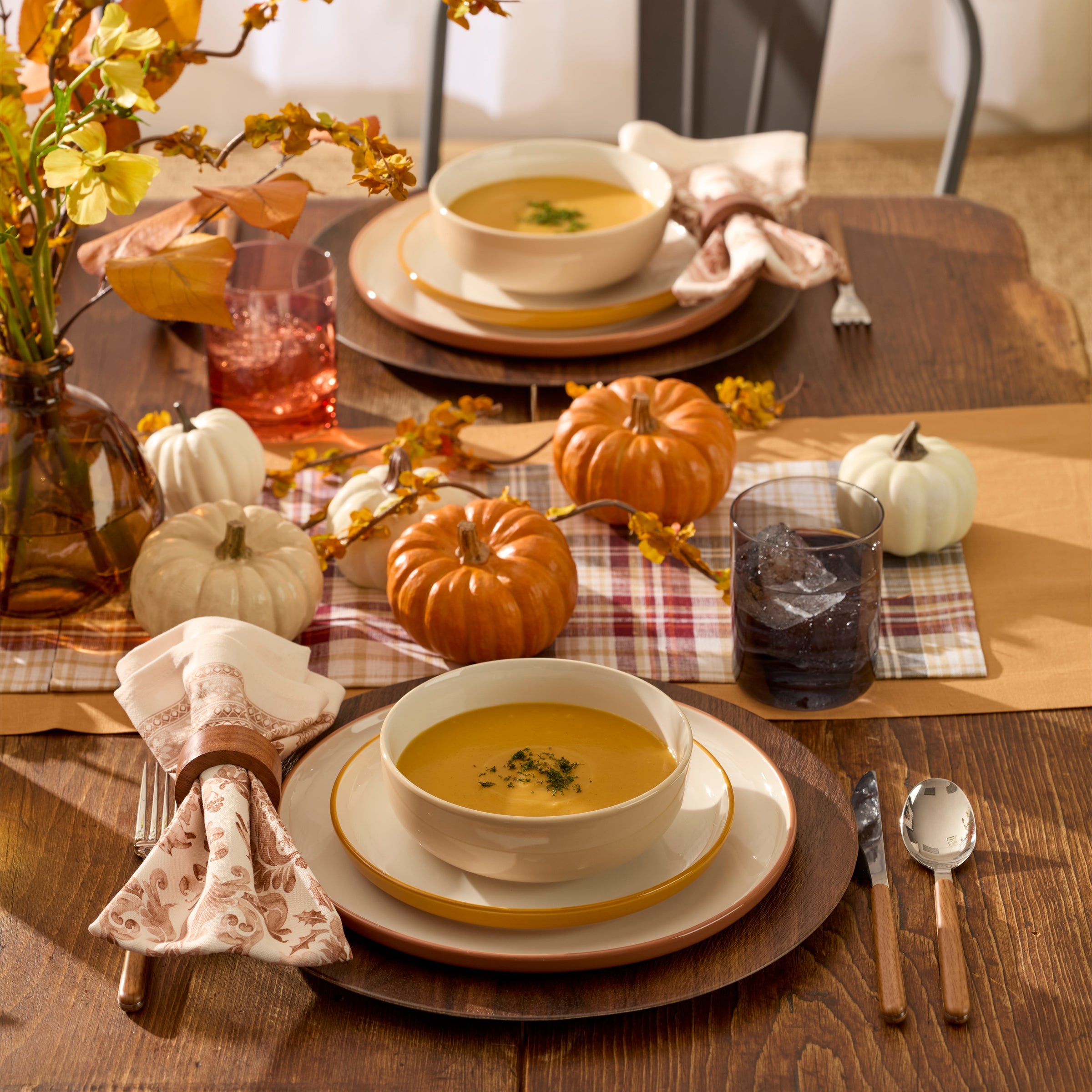 24 Seven Colors Sunbaked 12-Piece Dinnerware Set - Image 3