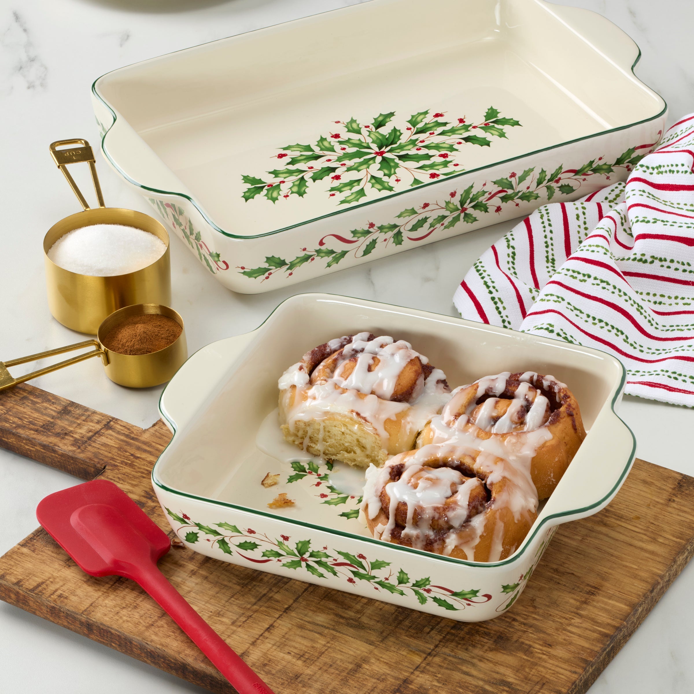 Holiday Rectangular Baking Dish - Large - Image 2