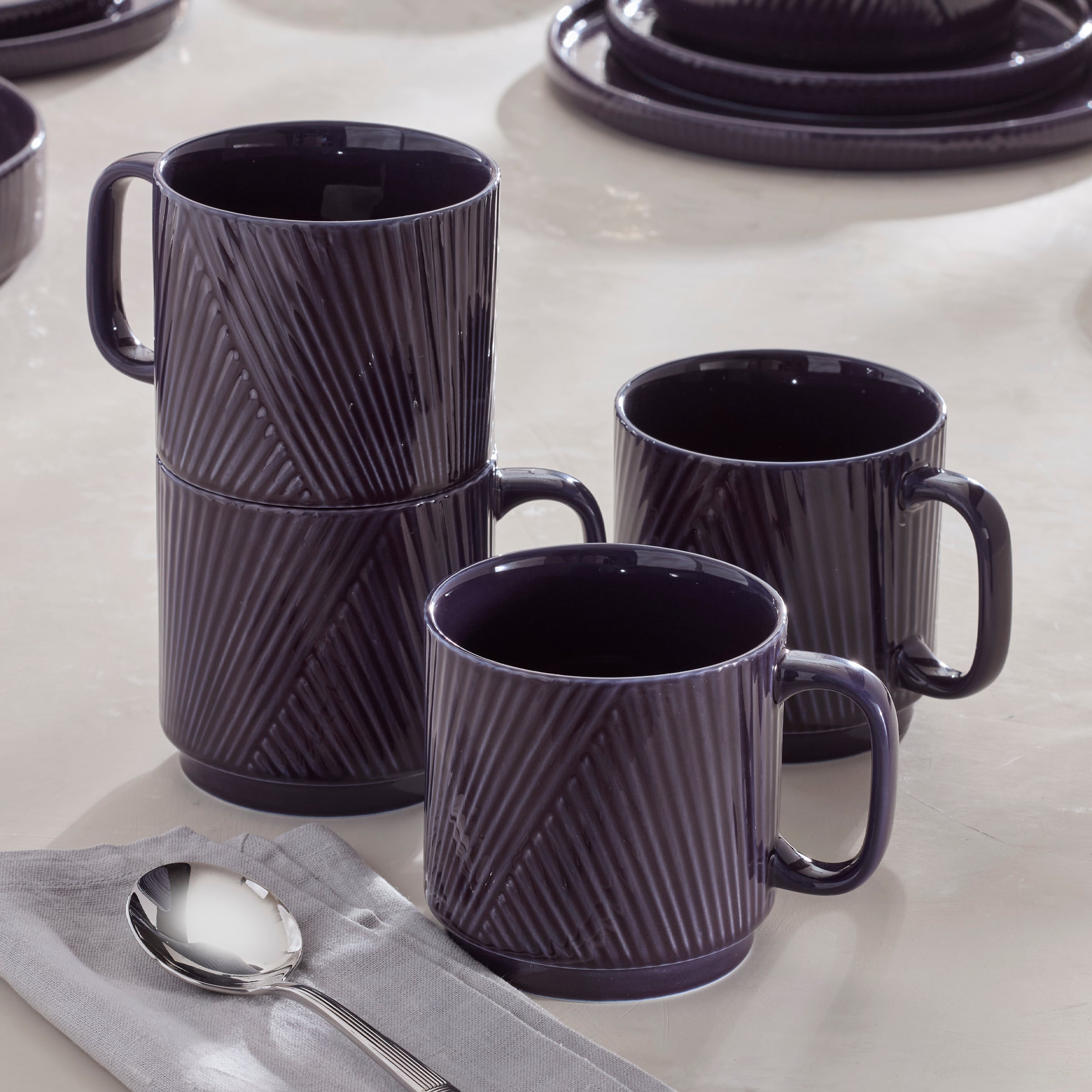 Modulus Nightshade Mugs - Set of 4 - Image 2