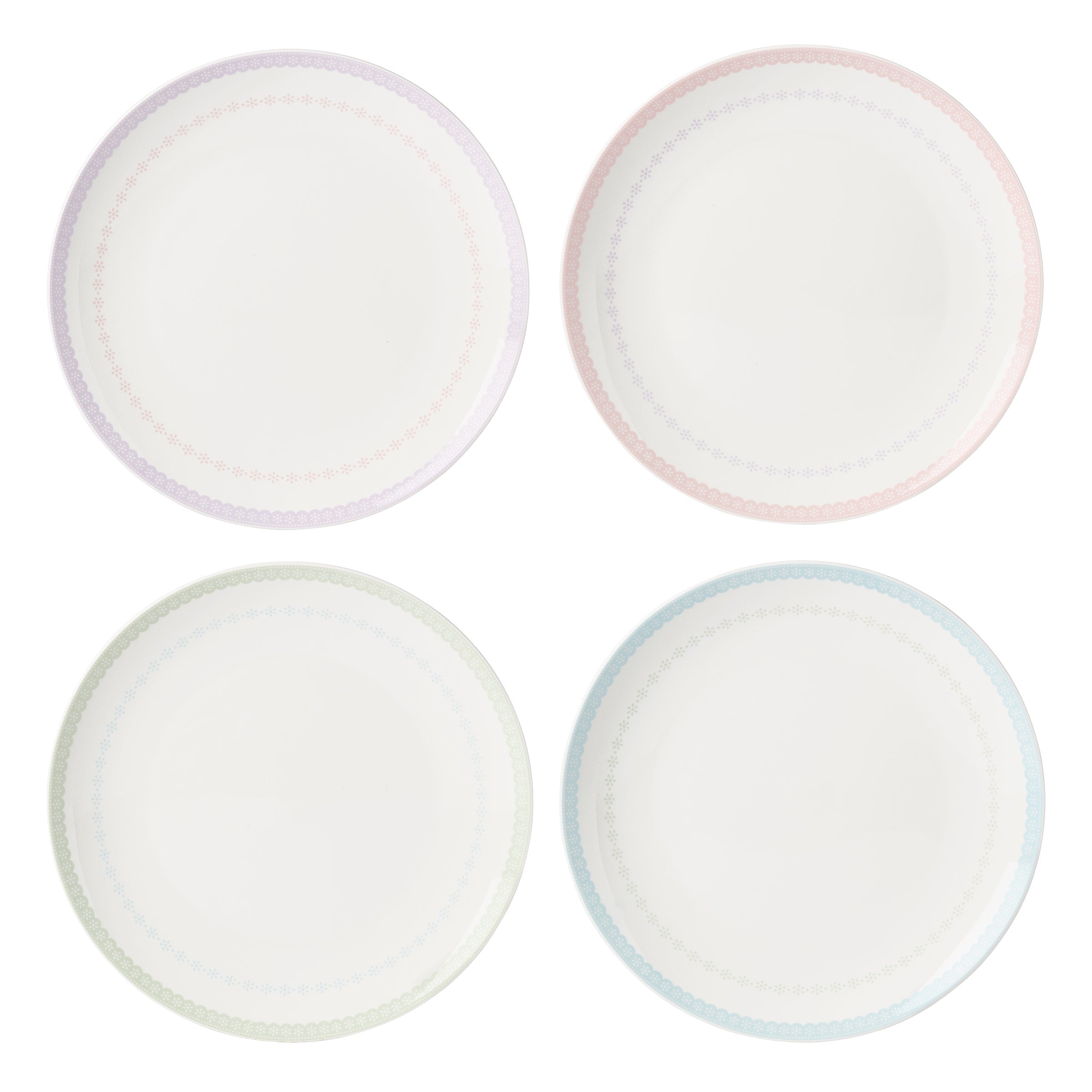 Bunny Hop Dinner Plates - Set of 4