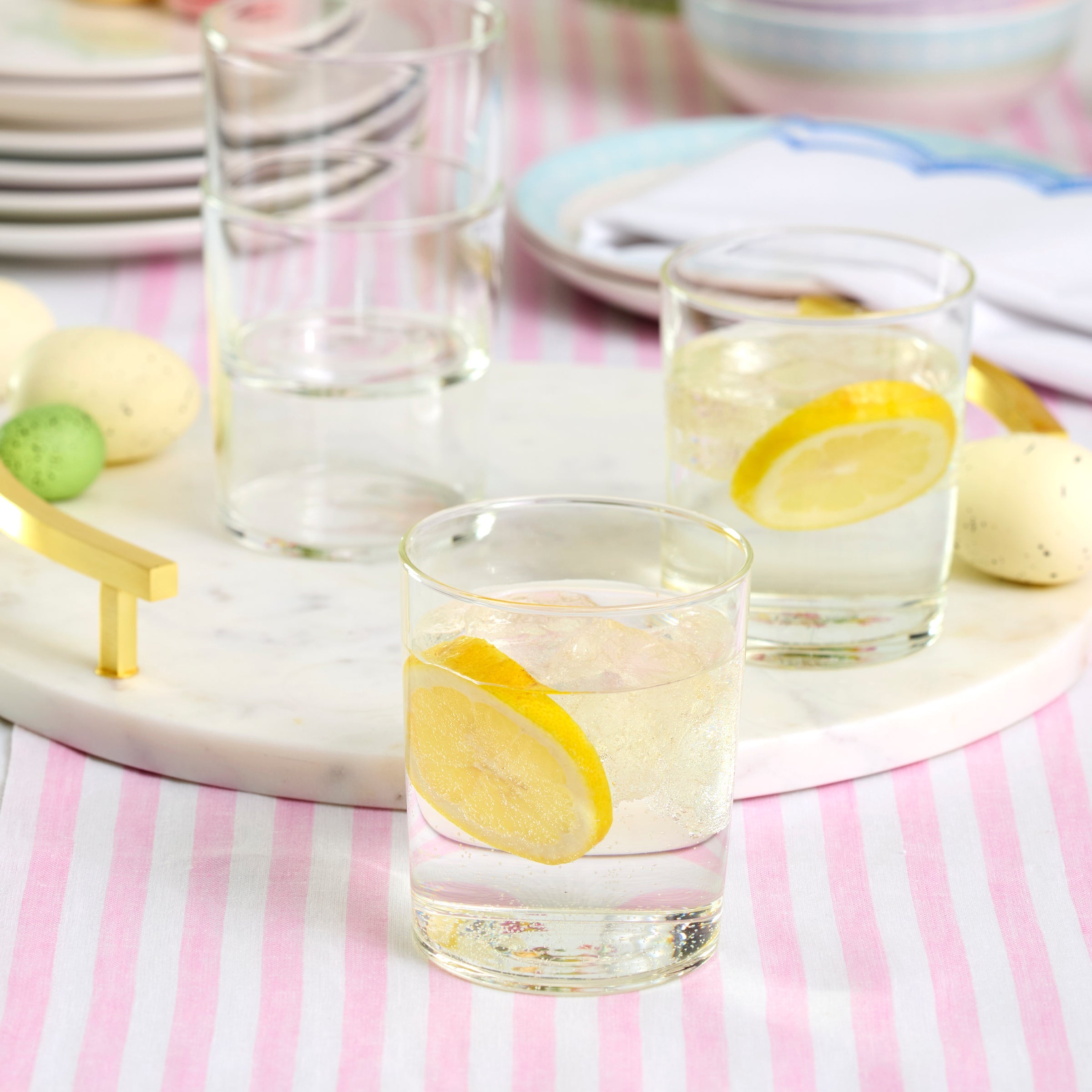 Stackable Clear Tall Glasses - Set Of 6 - Image 2