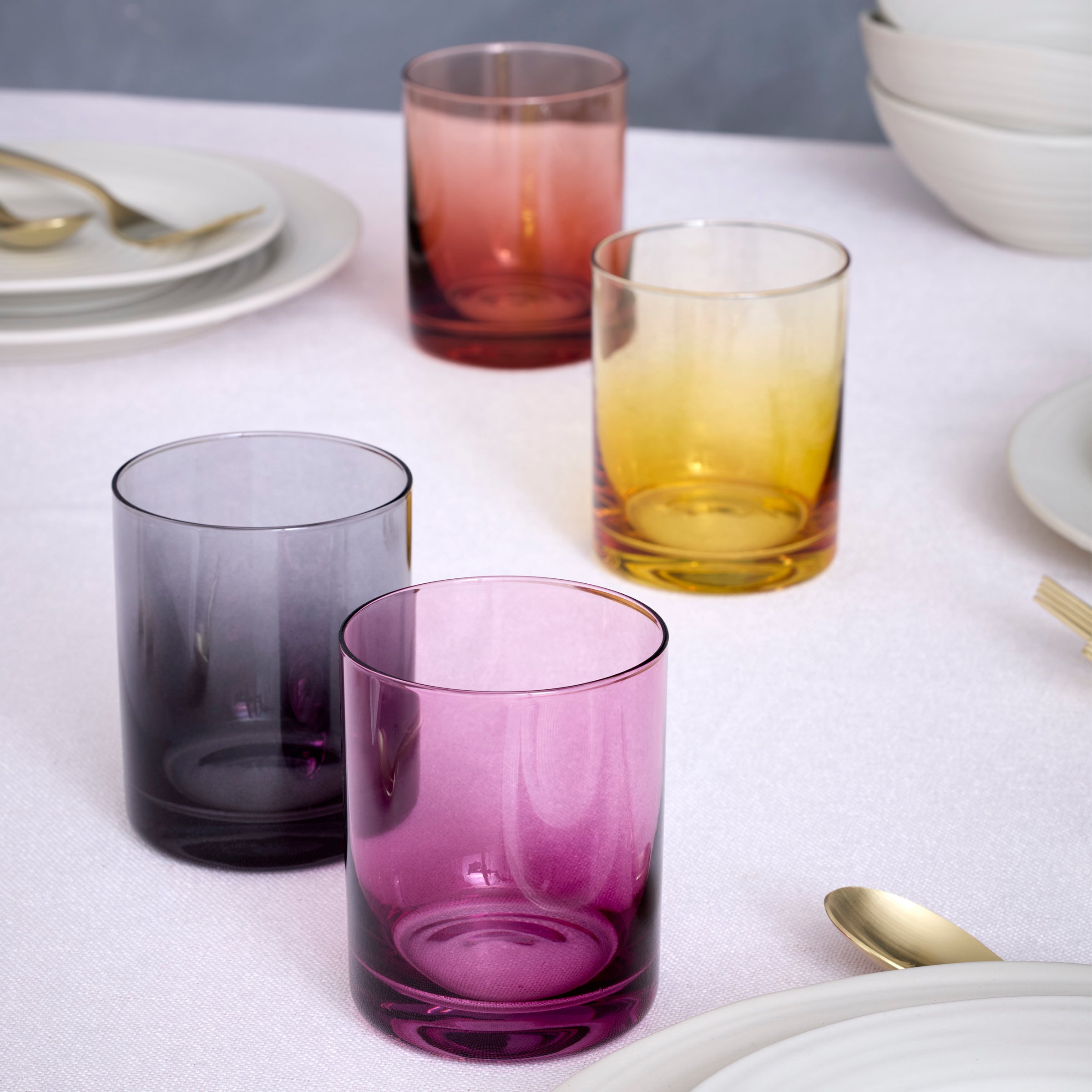 Golden Hour Double Old Fashion Glasses - Set Of 4 - Image 7