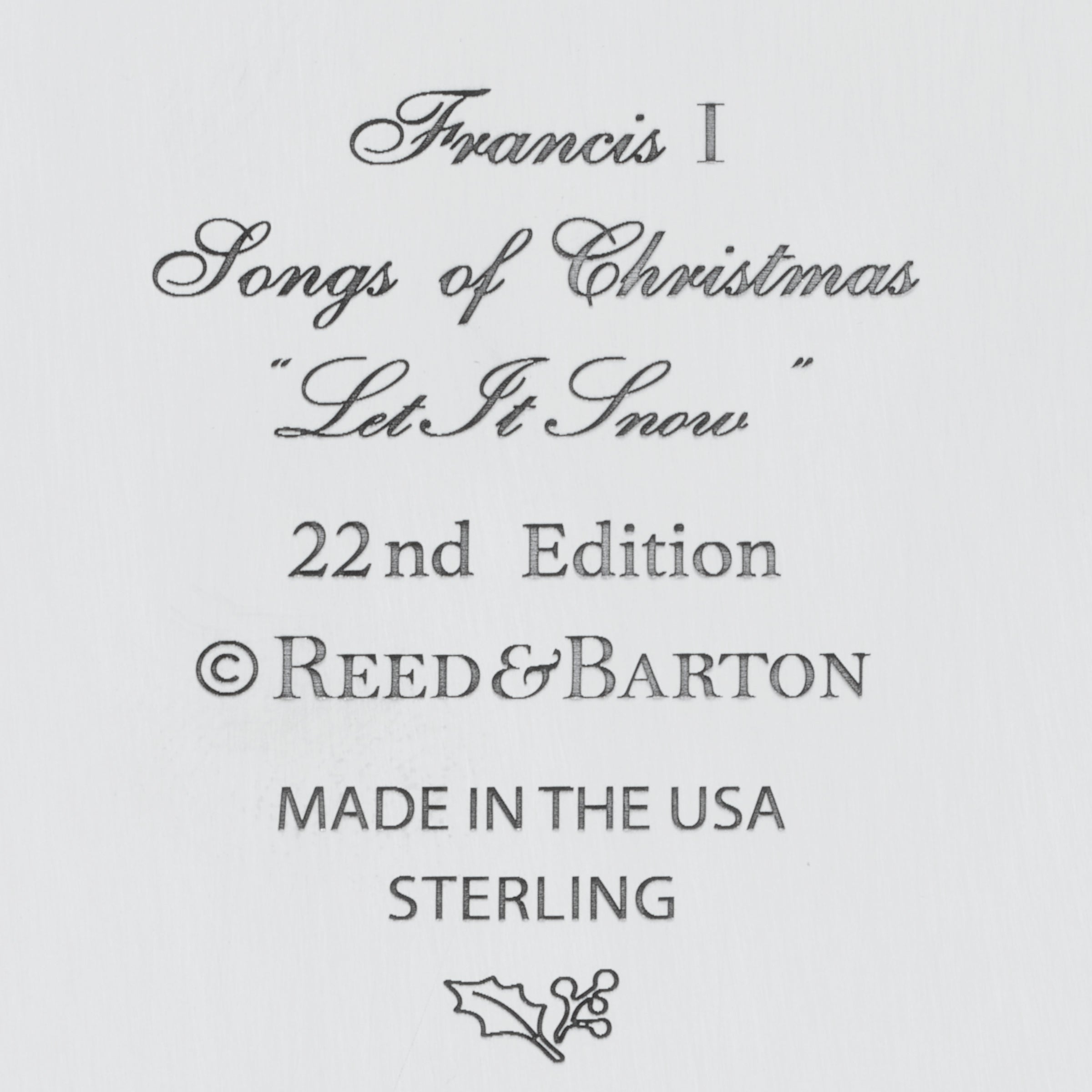 Songs Of Christmas Sterling Silver Ornament - Image 5