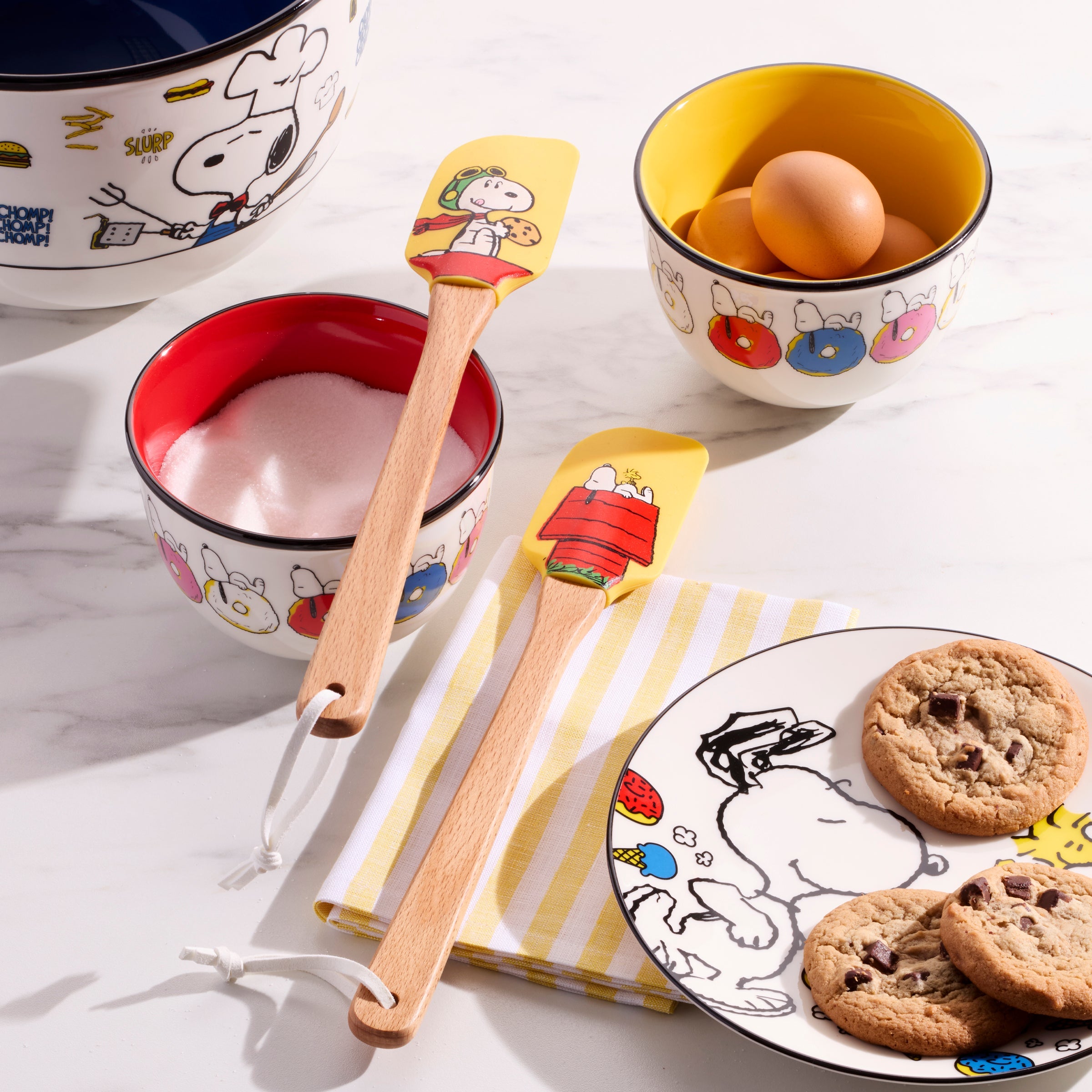 Chef Snoopy Yellow Spatulas - Set Of 2 - Image 2