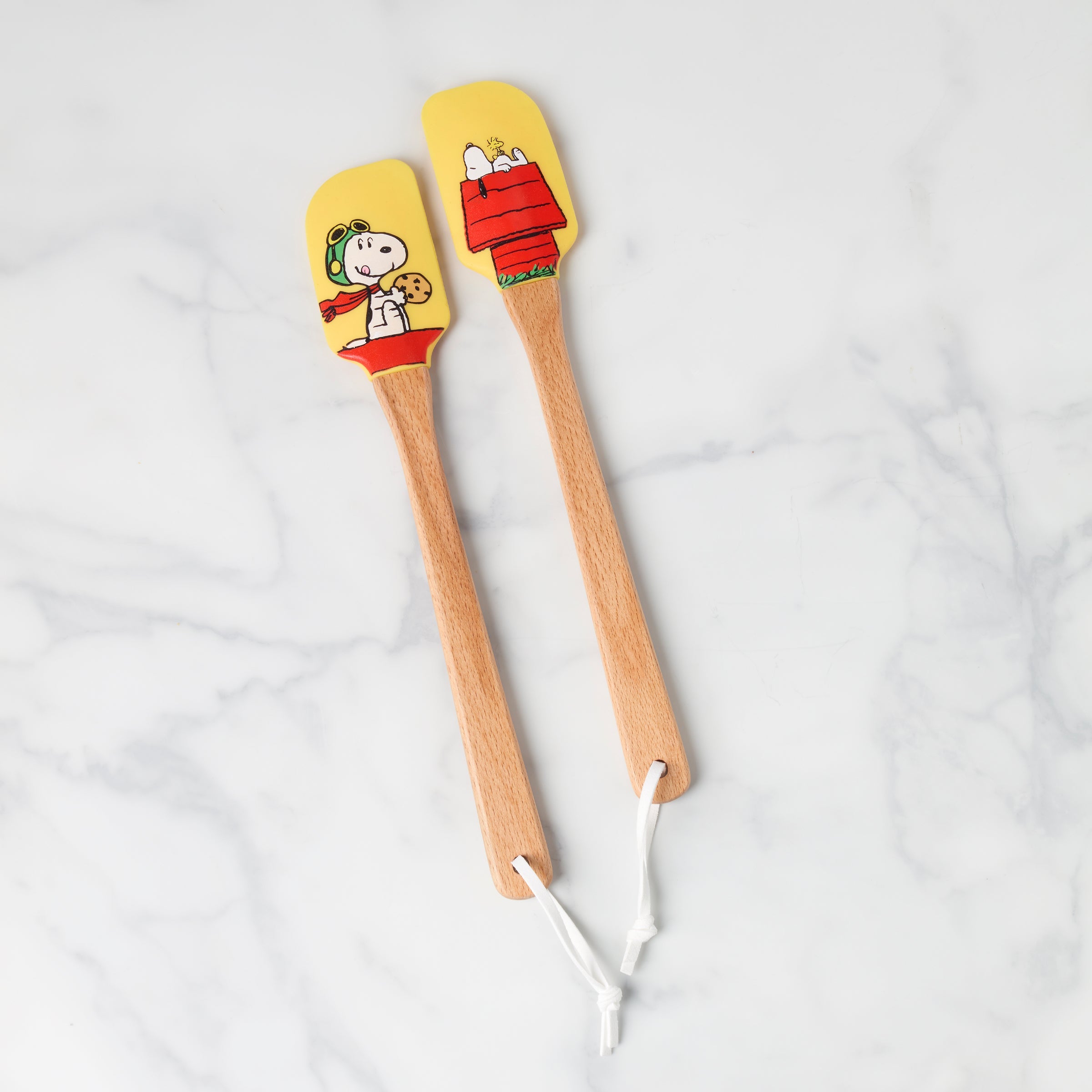 Chef Snoopy Yellow Spatulas - Set Of 2