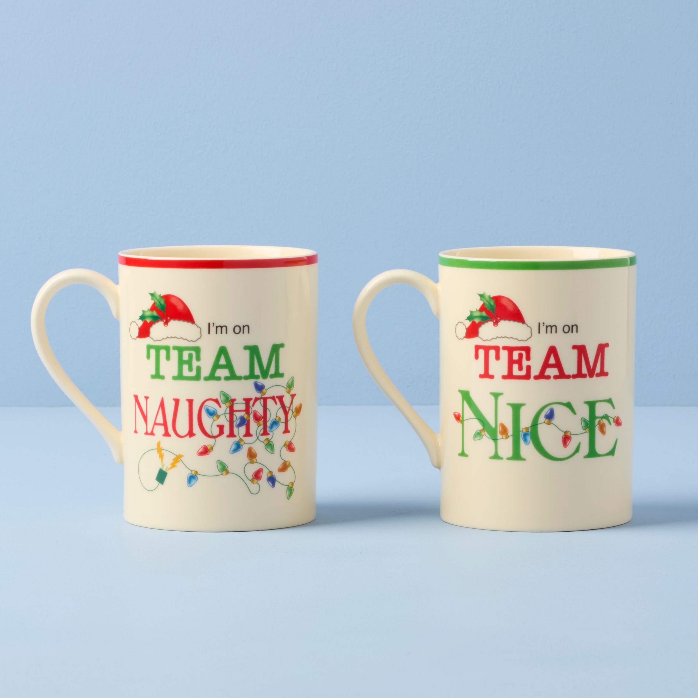 Holiday Naughty & Nice Mugs - Set of 2 - Image 2