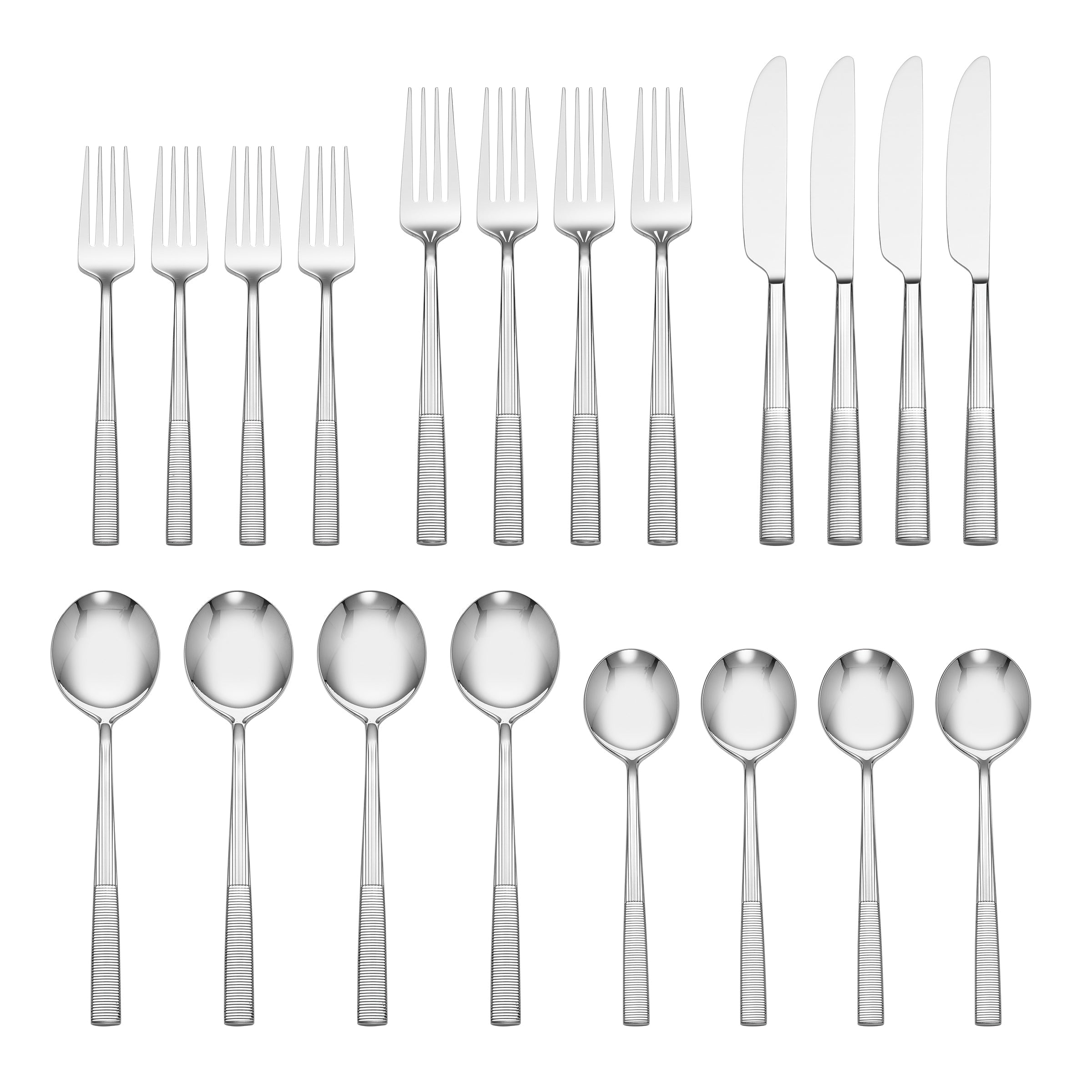 Modulus Mirror 20 Piece Flatware Set - Image 2
